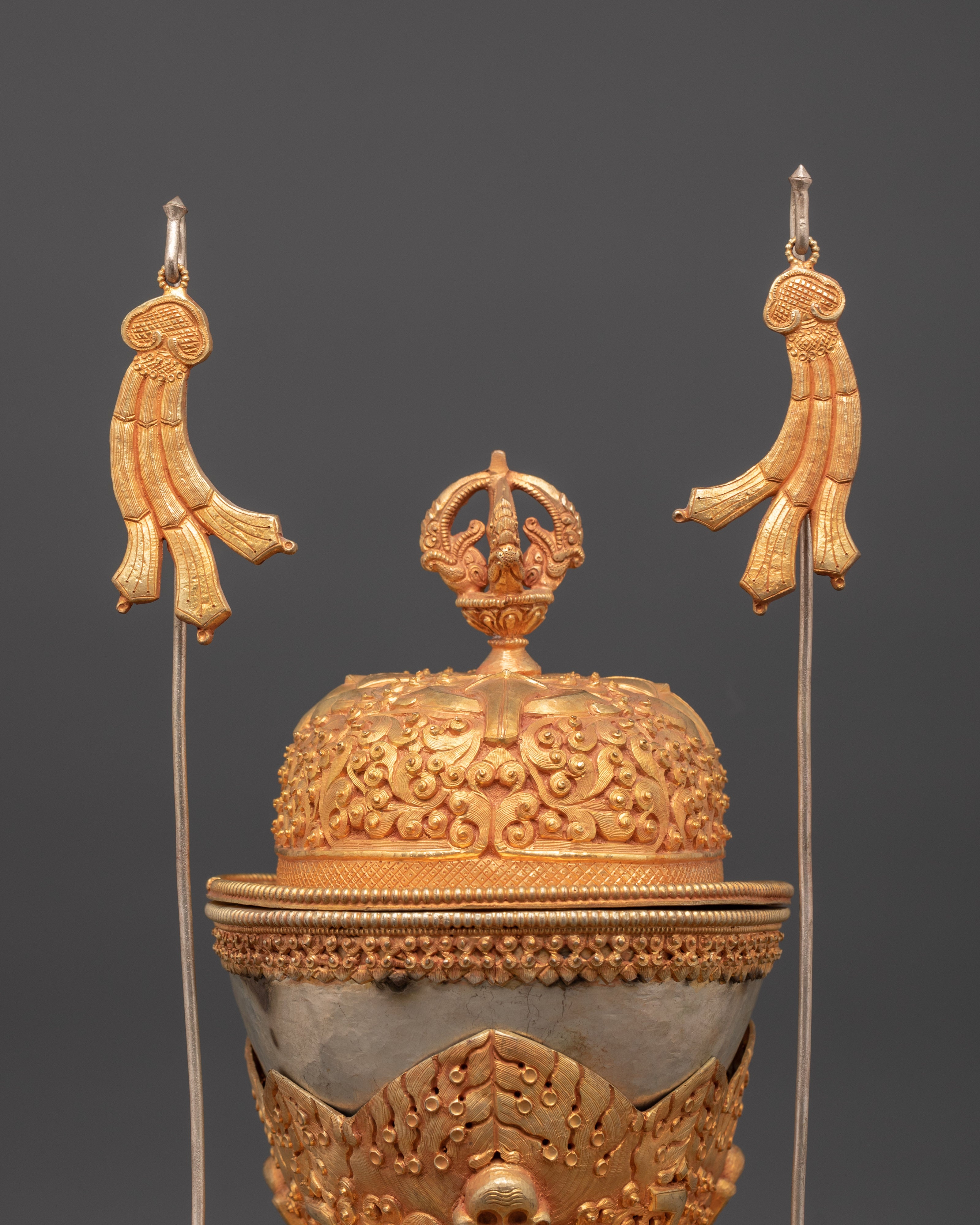 Buddhist Ritual Cup Kapala | Tibetan Rituals, Offerings