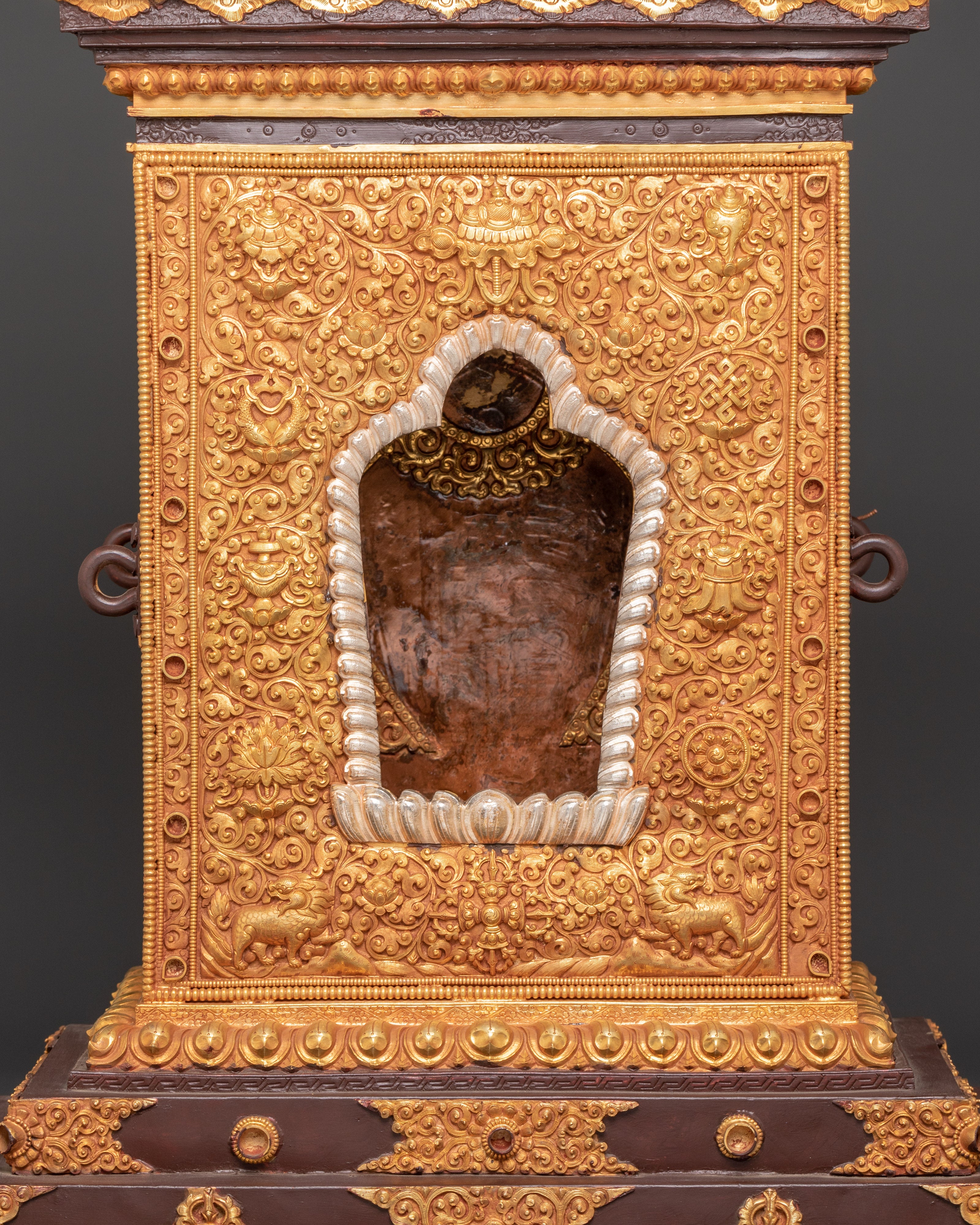 Buddhist Ghau Box with Shakyamuni Buddha |  Spiritual Protection and Meditation