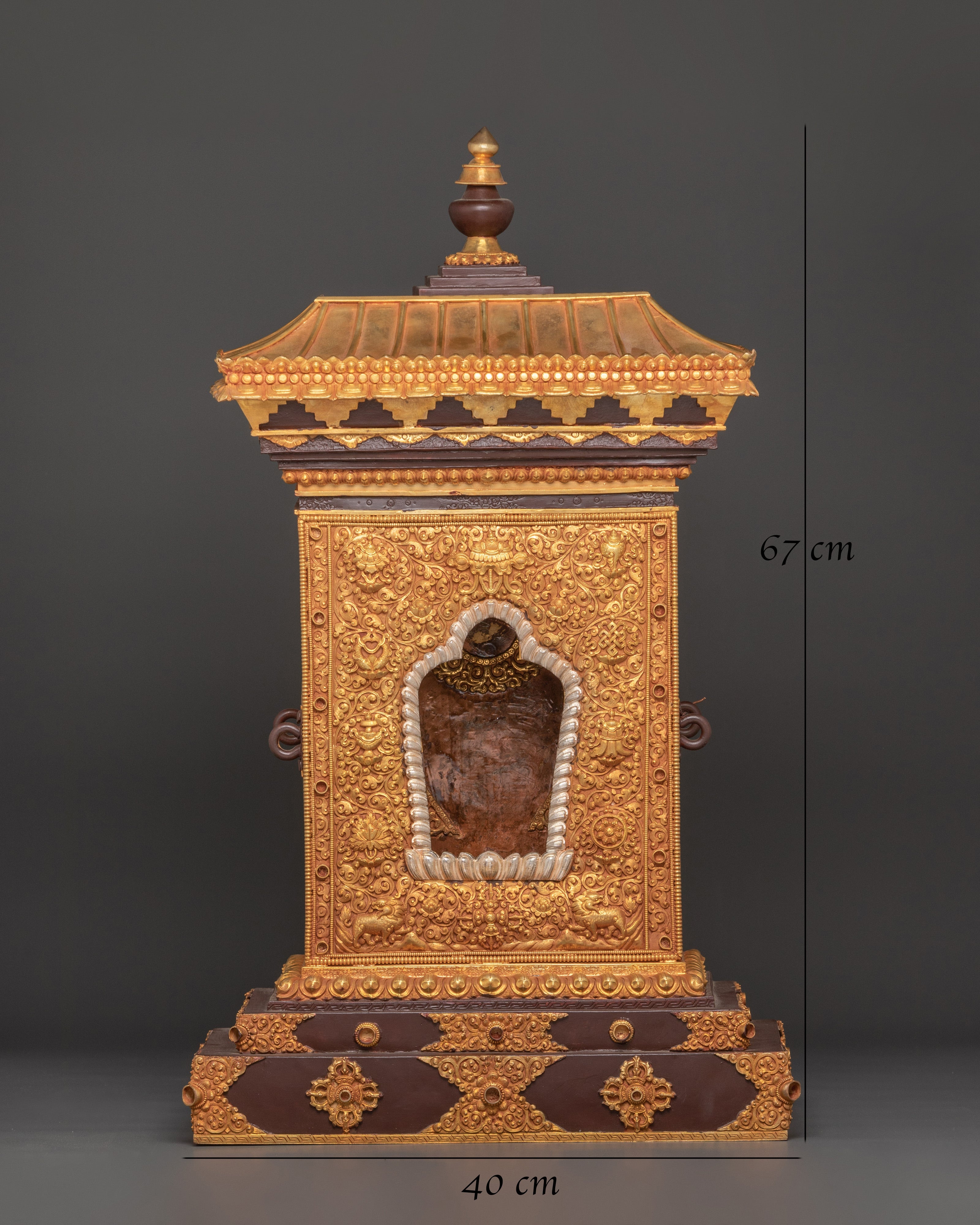 Buddhist Shrine Ghau Box | Kalachakra Altar Reliquary