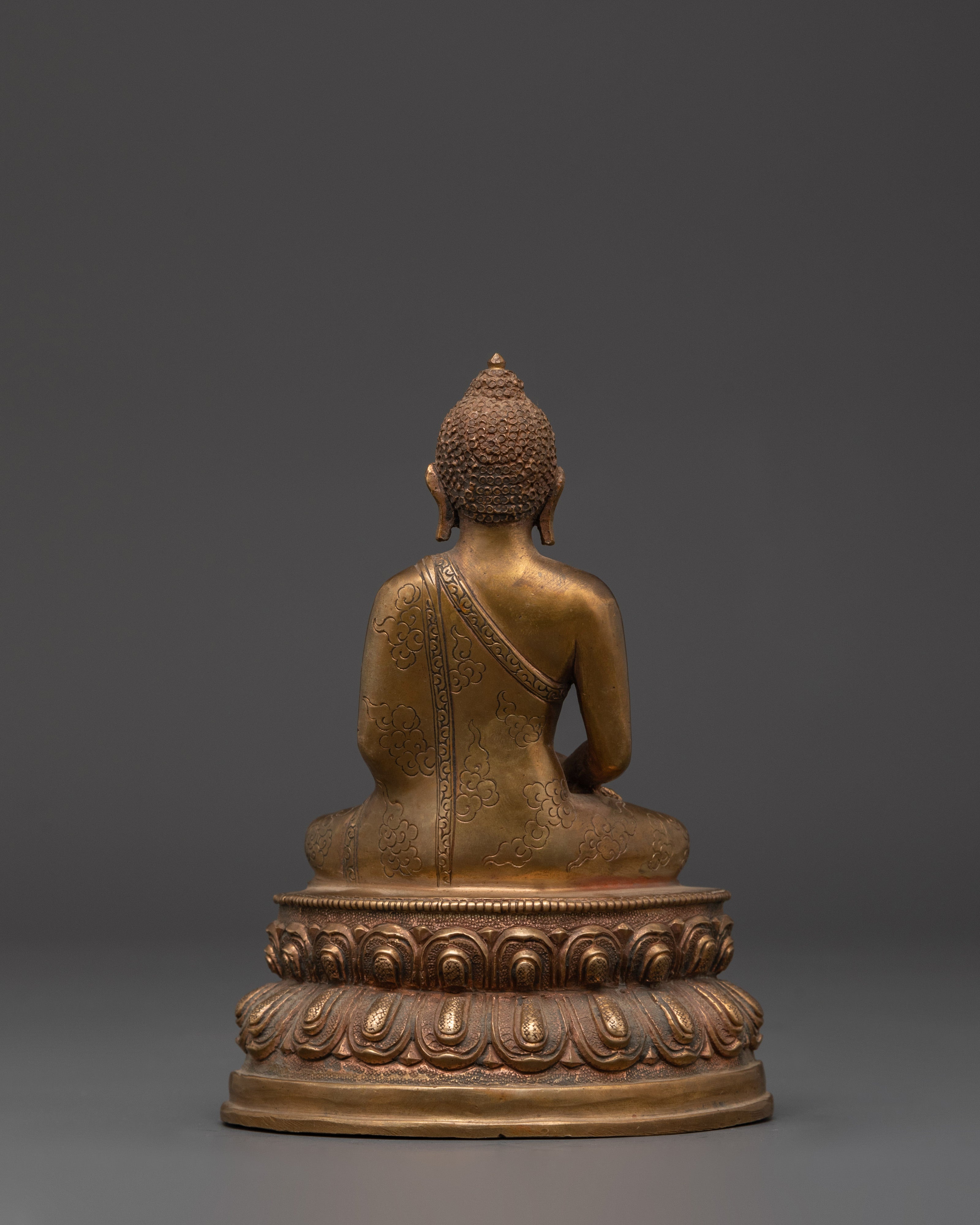 Copper Amitabha Buddha Figurine | Handcrafted Tibetan Buddha Statue