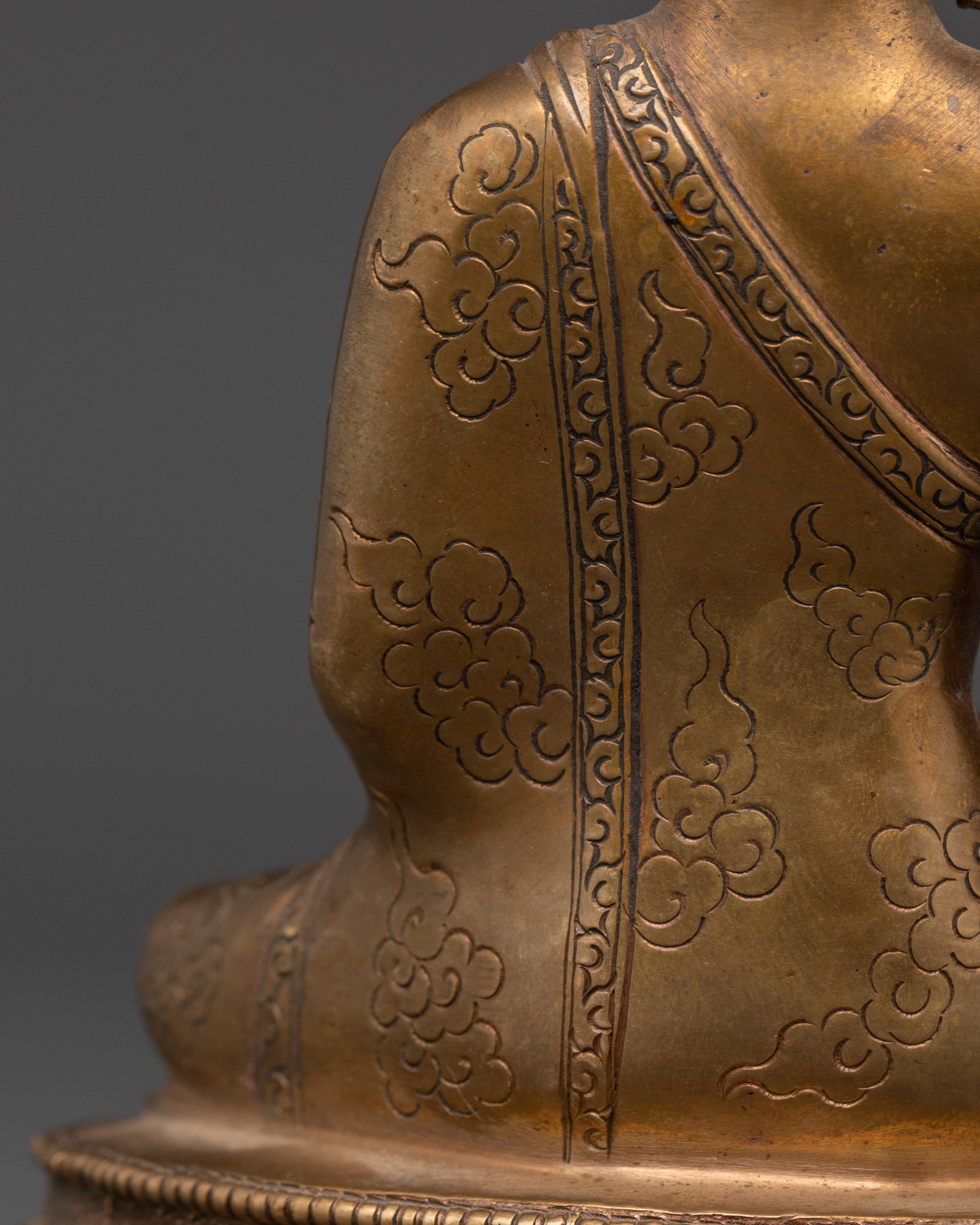 Copper Amitabha Buddha Figurine | Handcrafted Tibetan Buddha Statue