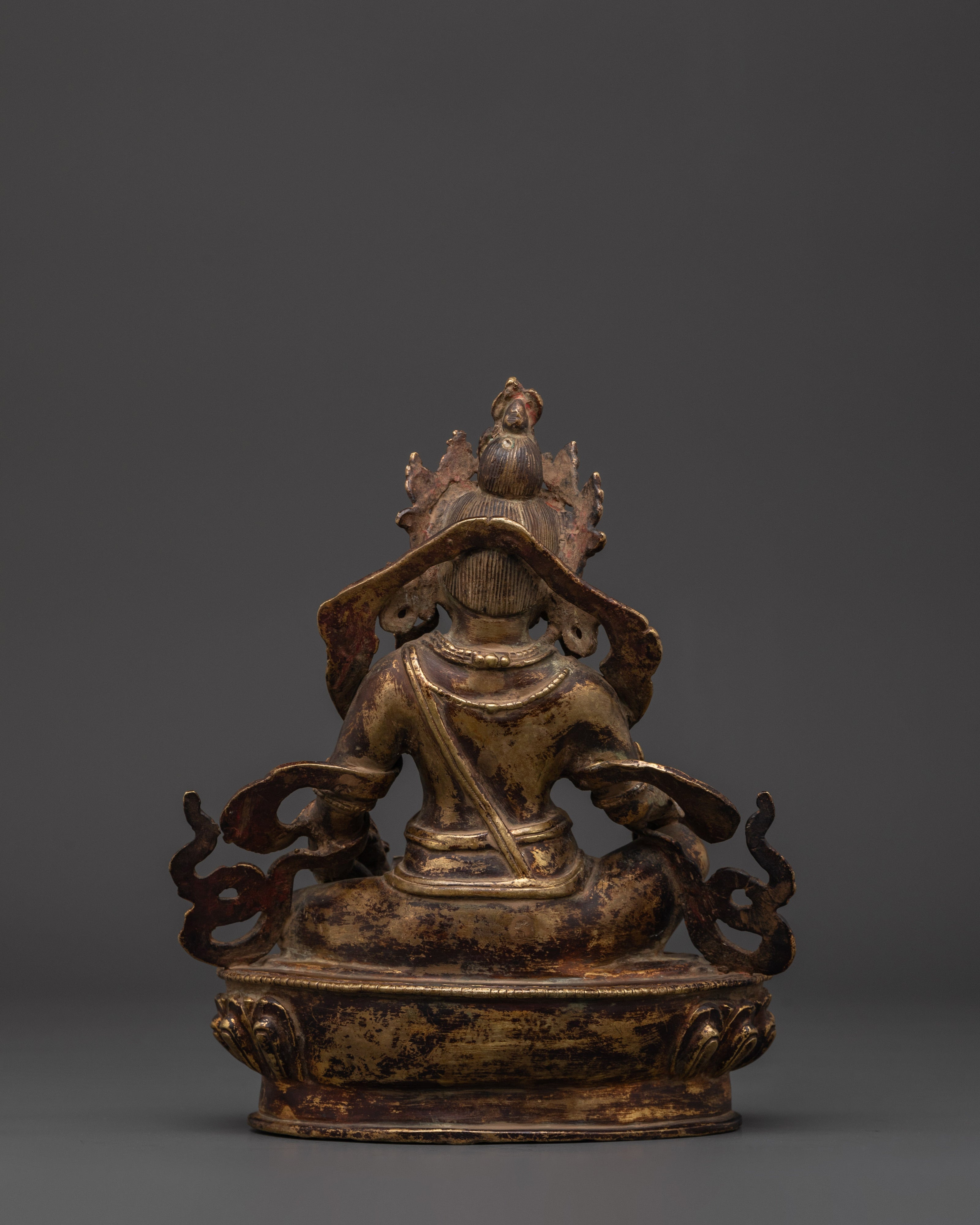 Dzambhala Copper Statue | Tibetan Wealth Deity