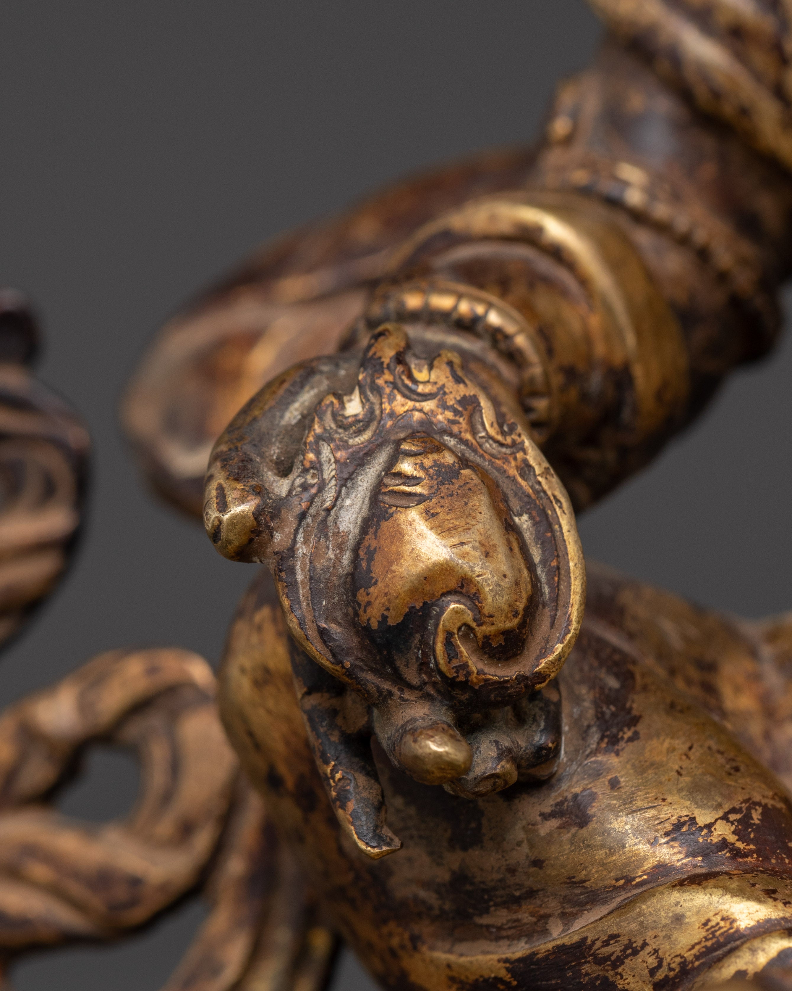 Dzambhala Copper Statue | Tibetan Wealth Deity