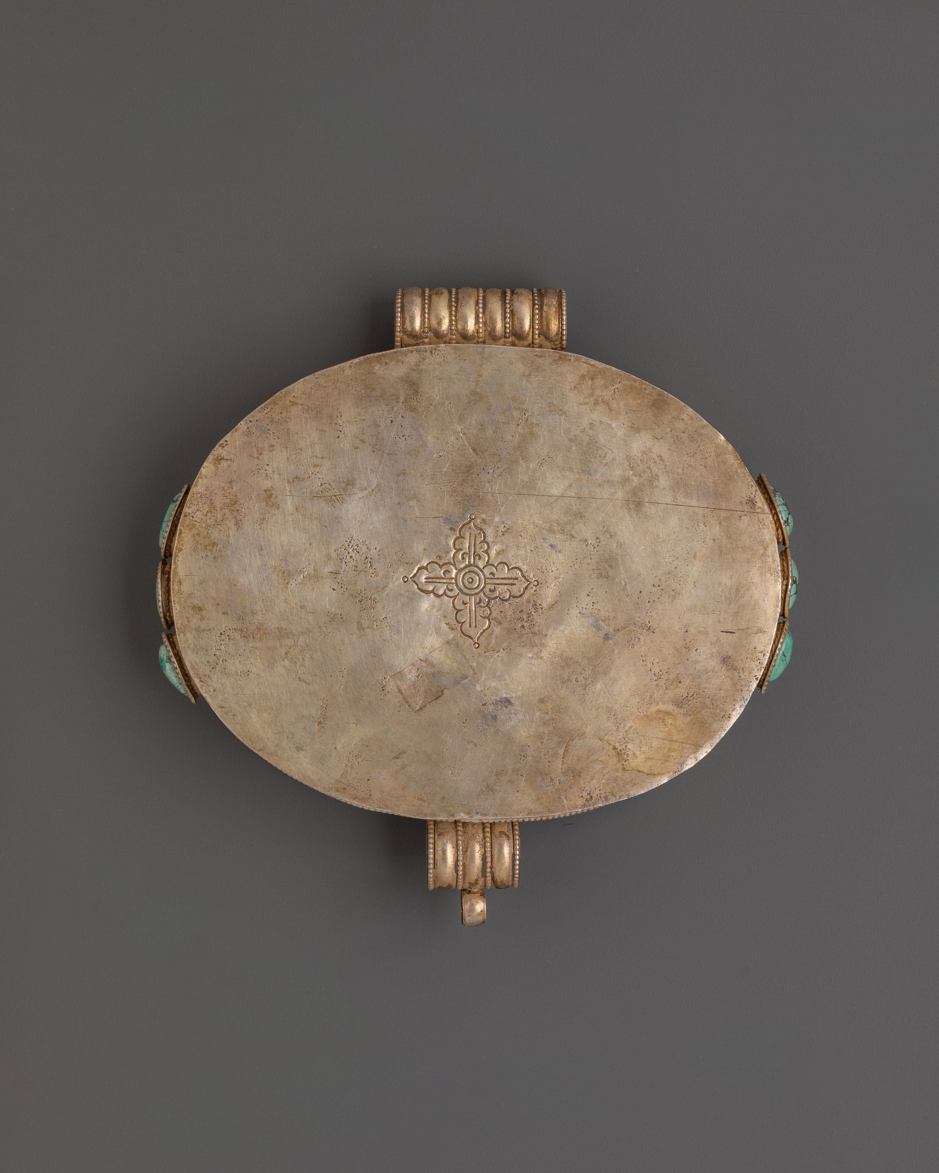 Silver Plated Ghau Box Locket | Altar and Ritual Storage