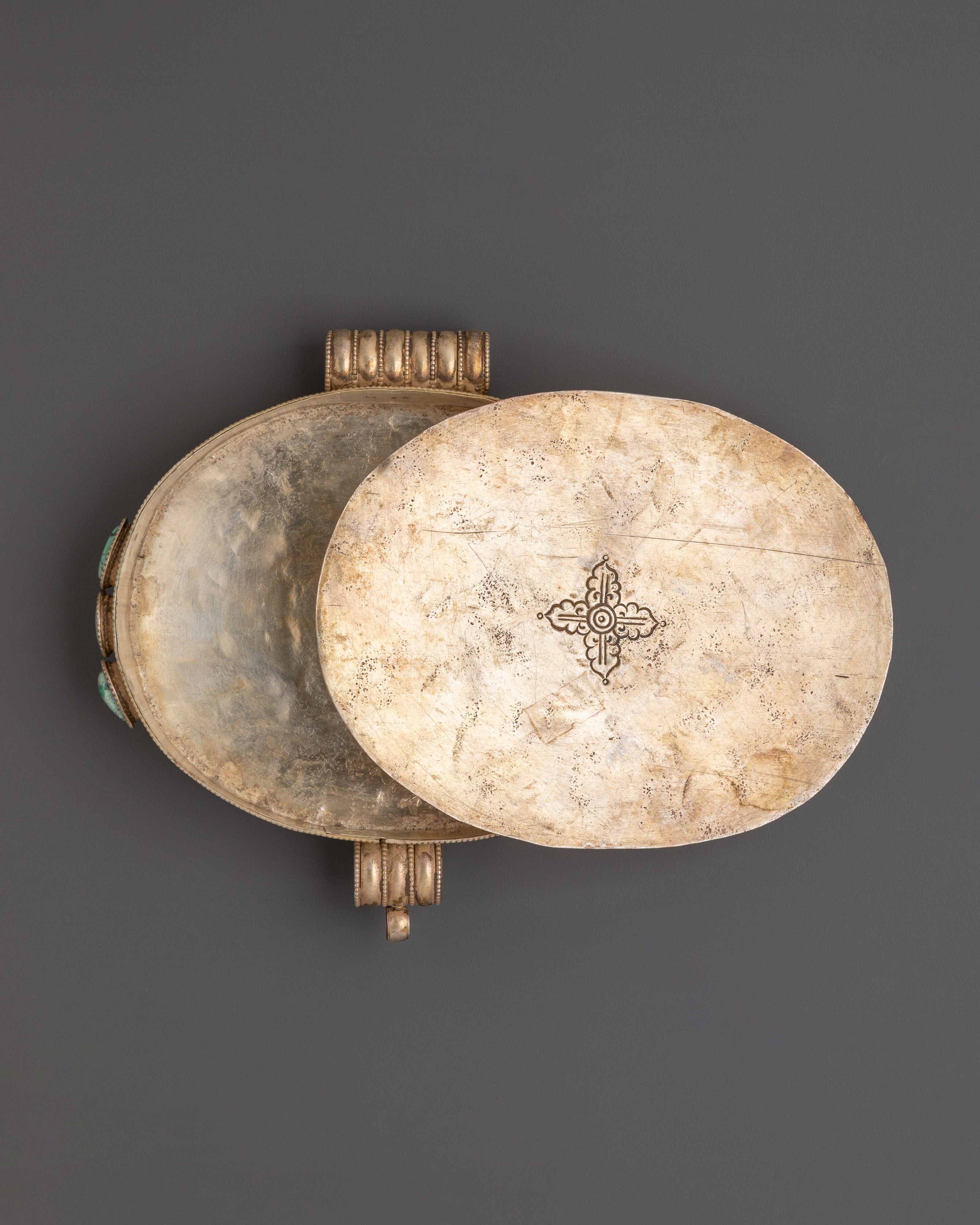 Silver Plated Ghau Box Locket | Altar and Ritual Storage
