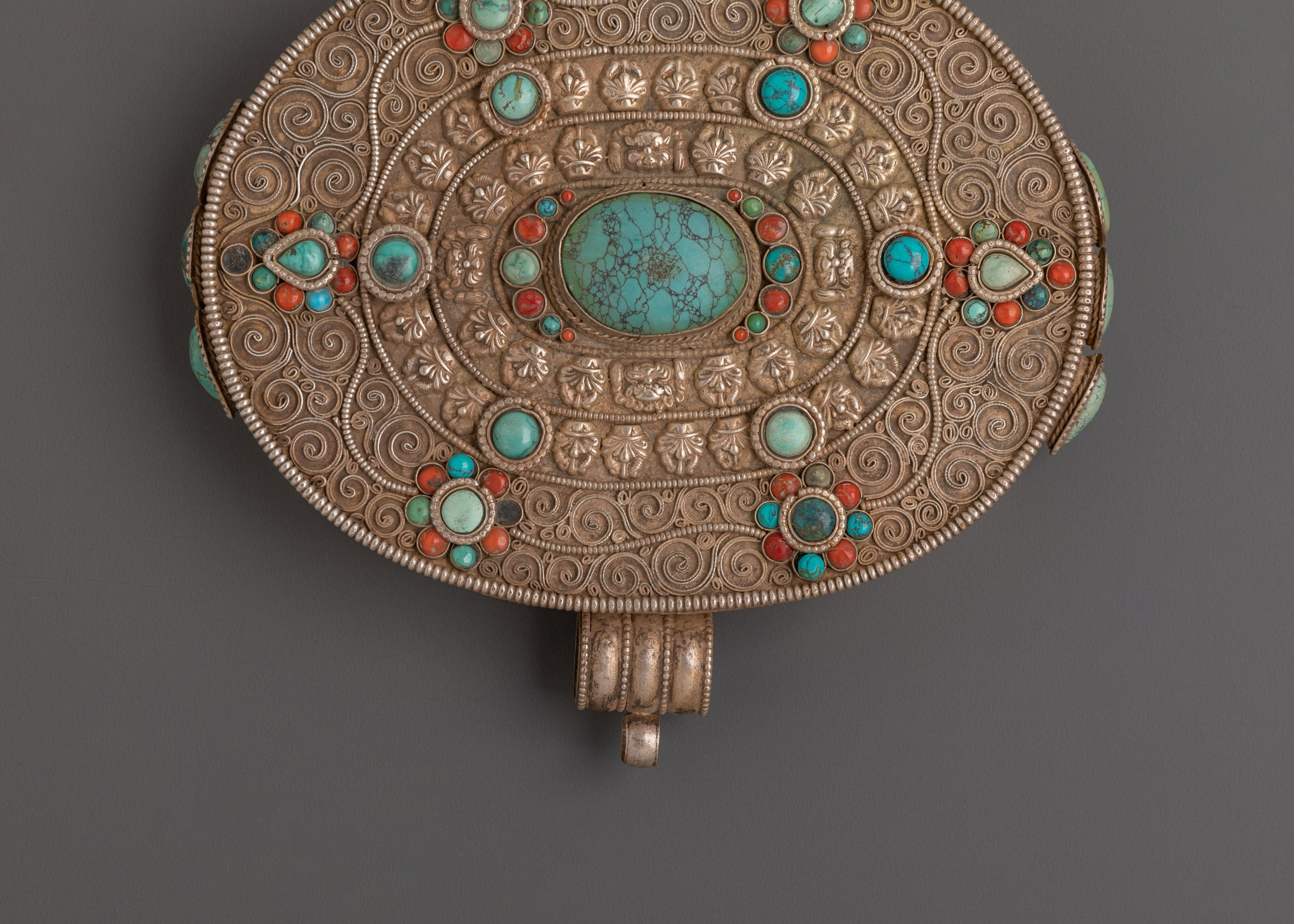 Silver Plated Ghau Box Locket | Altar and Ritual Storage