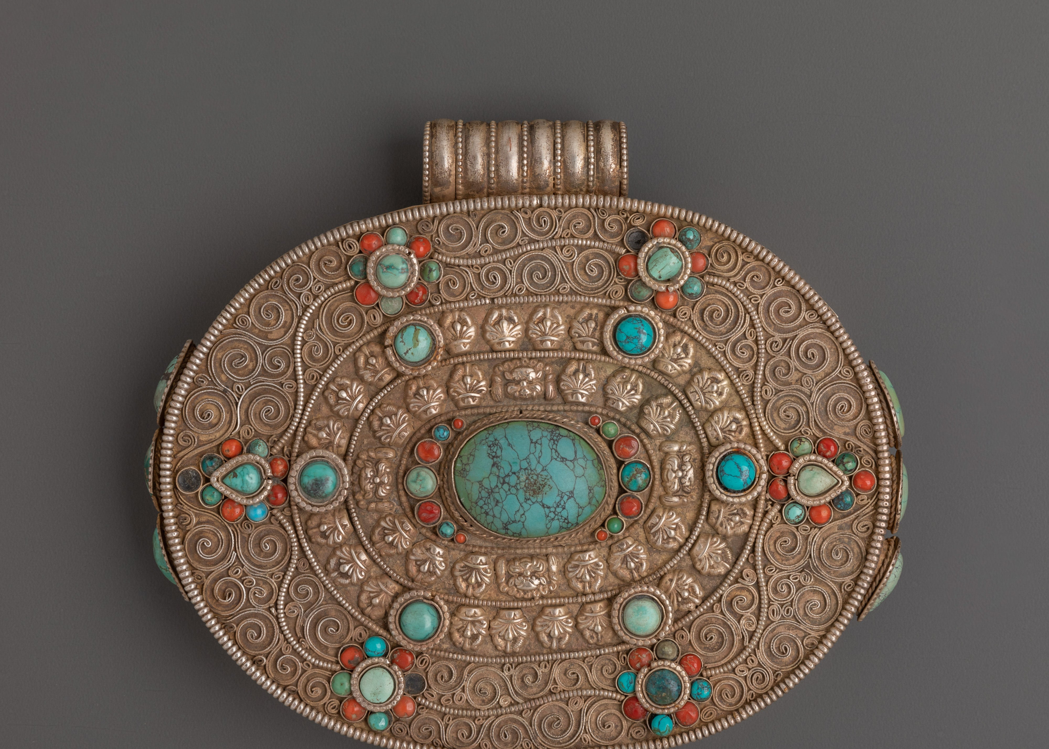 Silver Plated Ghau Box Locket | Altar and Ritual Storage