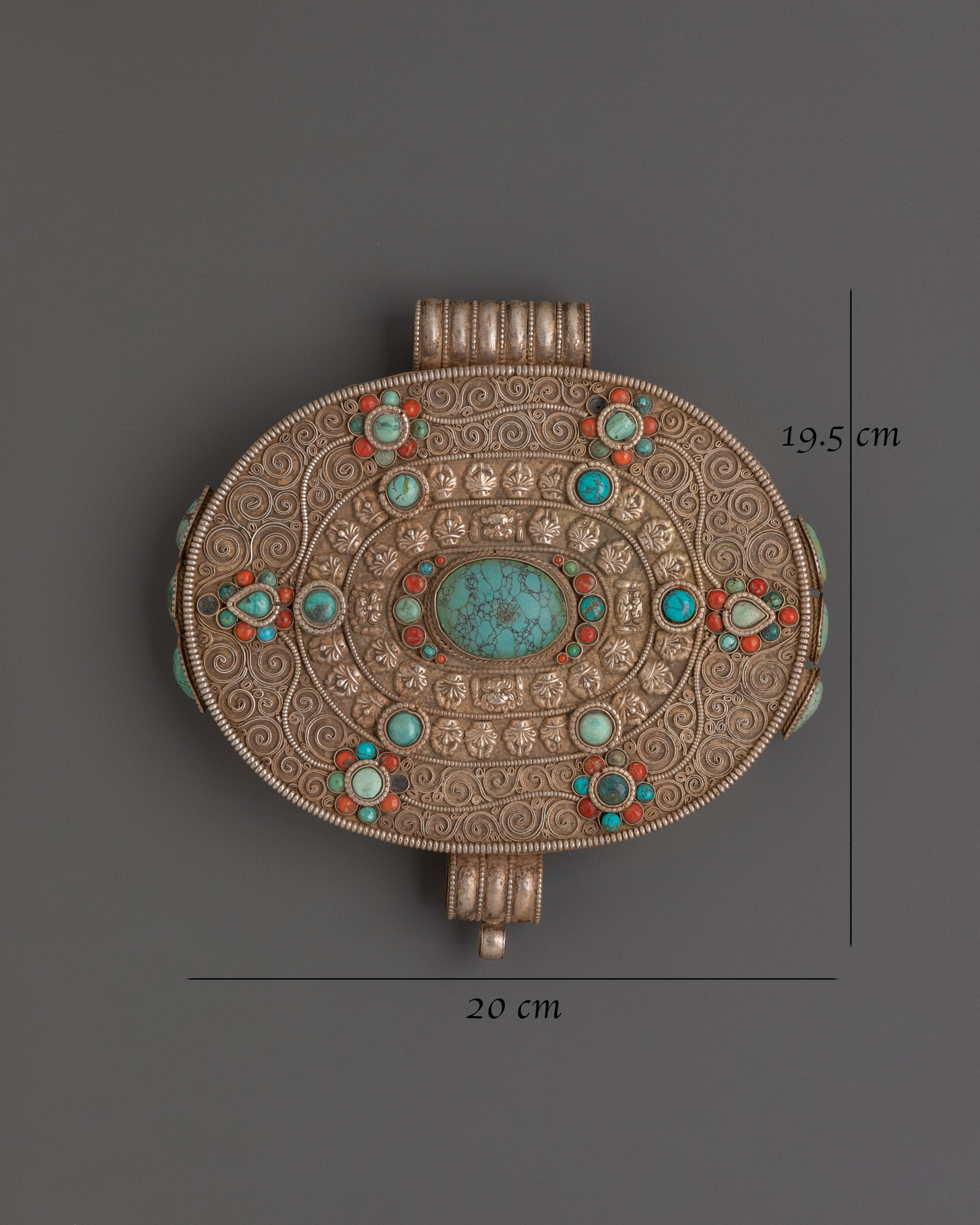 Silver Plated Ghau Box Locket | Altar and Ritual Storage