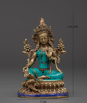 Handmade Green Tara | Tibetan Buddhist Deity