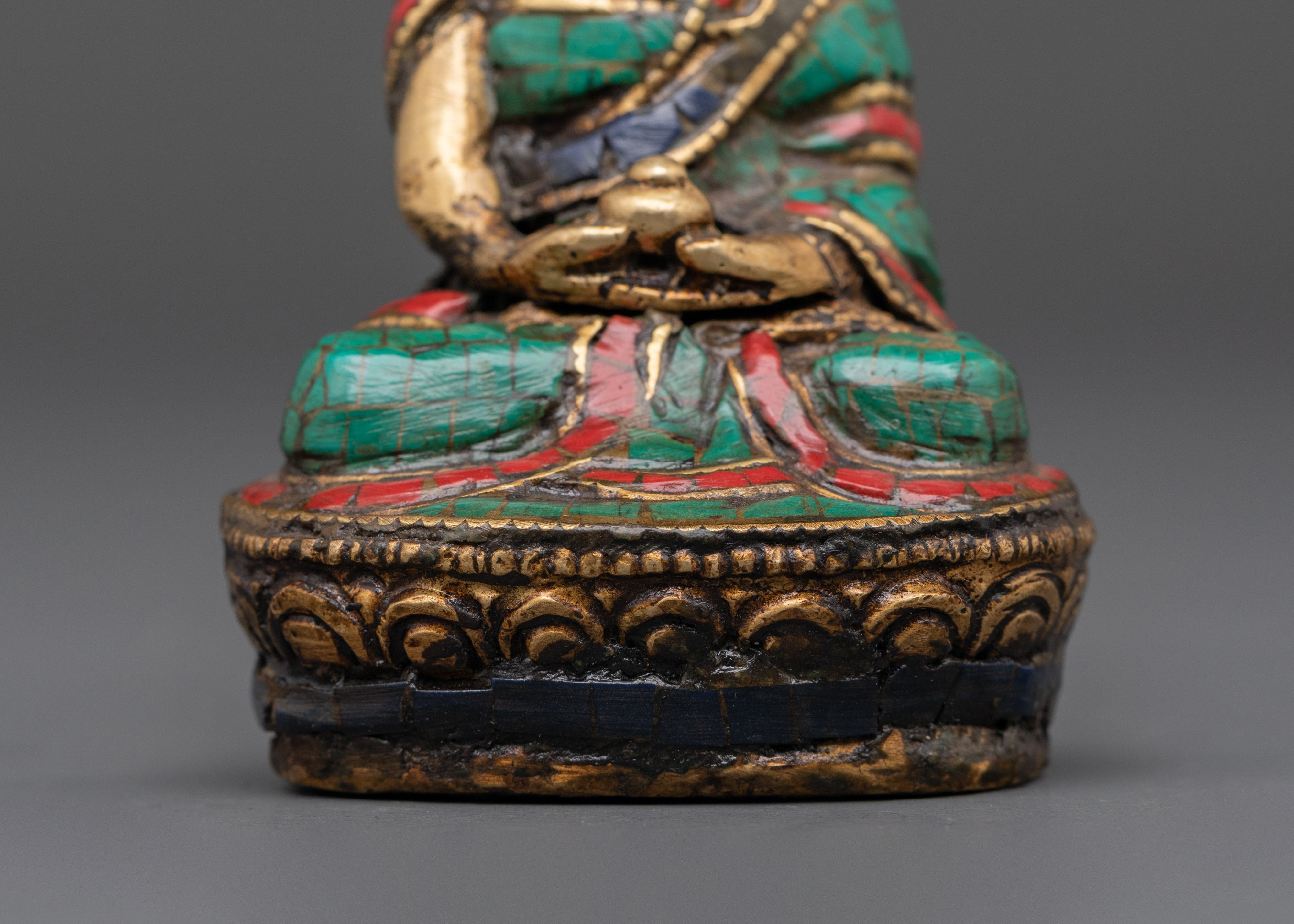Amitabha Figurine | Handcrafted Brass Statue for Altar and Meditation