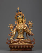 Female Goddess White Tara Statue