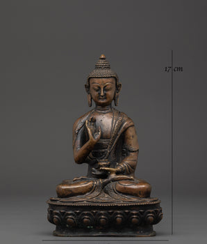 Handmade Tibetan Statue Amogasiddhi | Home Decor