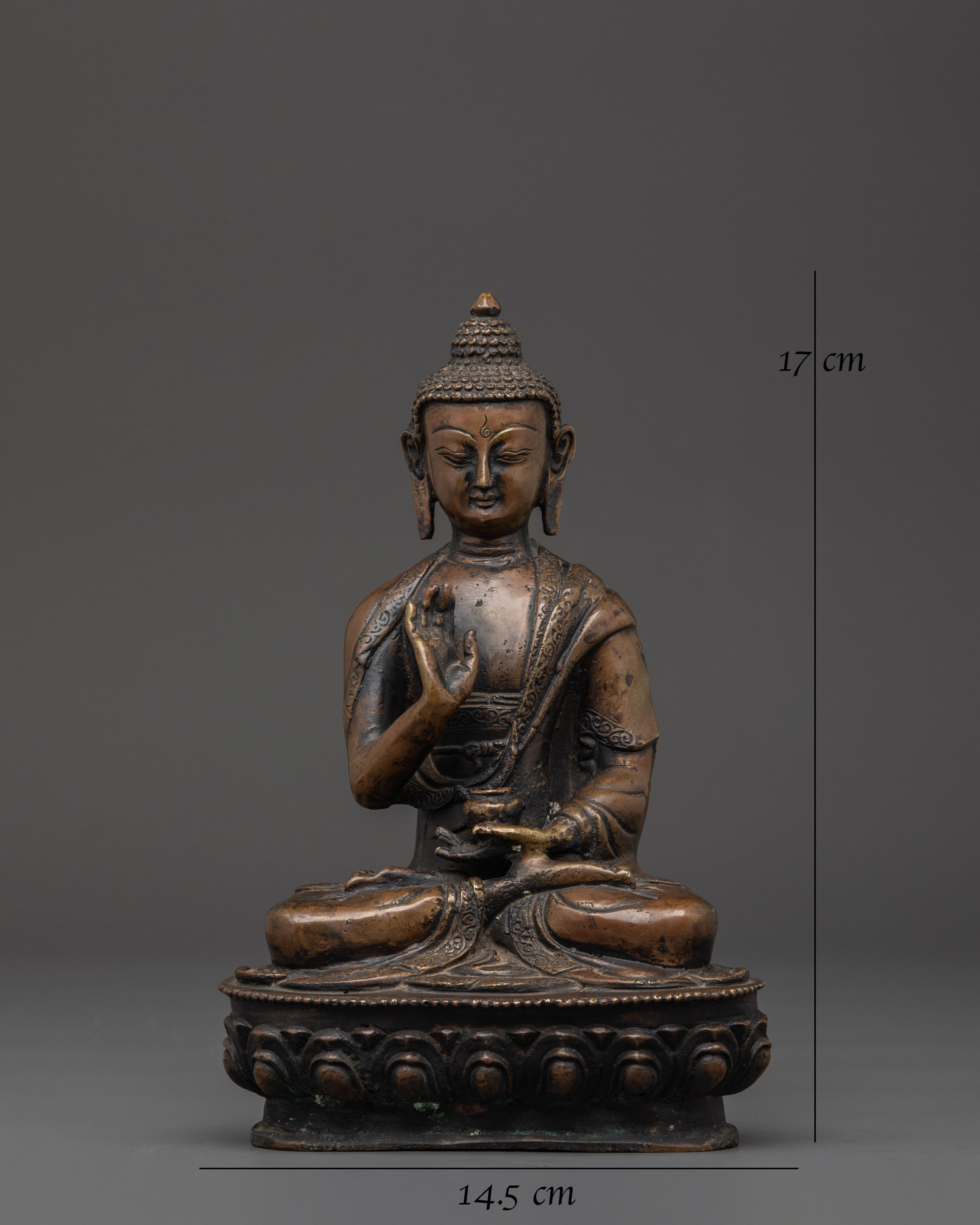 Handmade Tibetan Statue Amogasiddhi | Home Decor