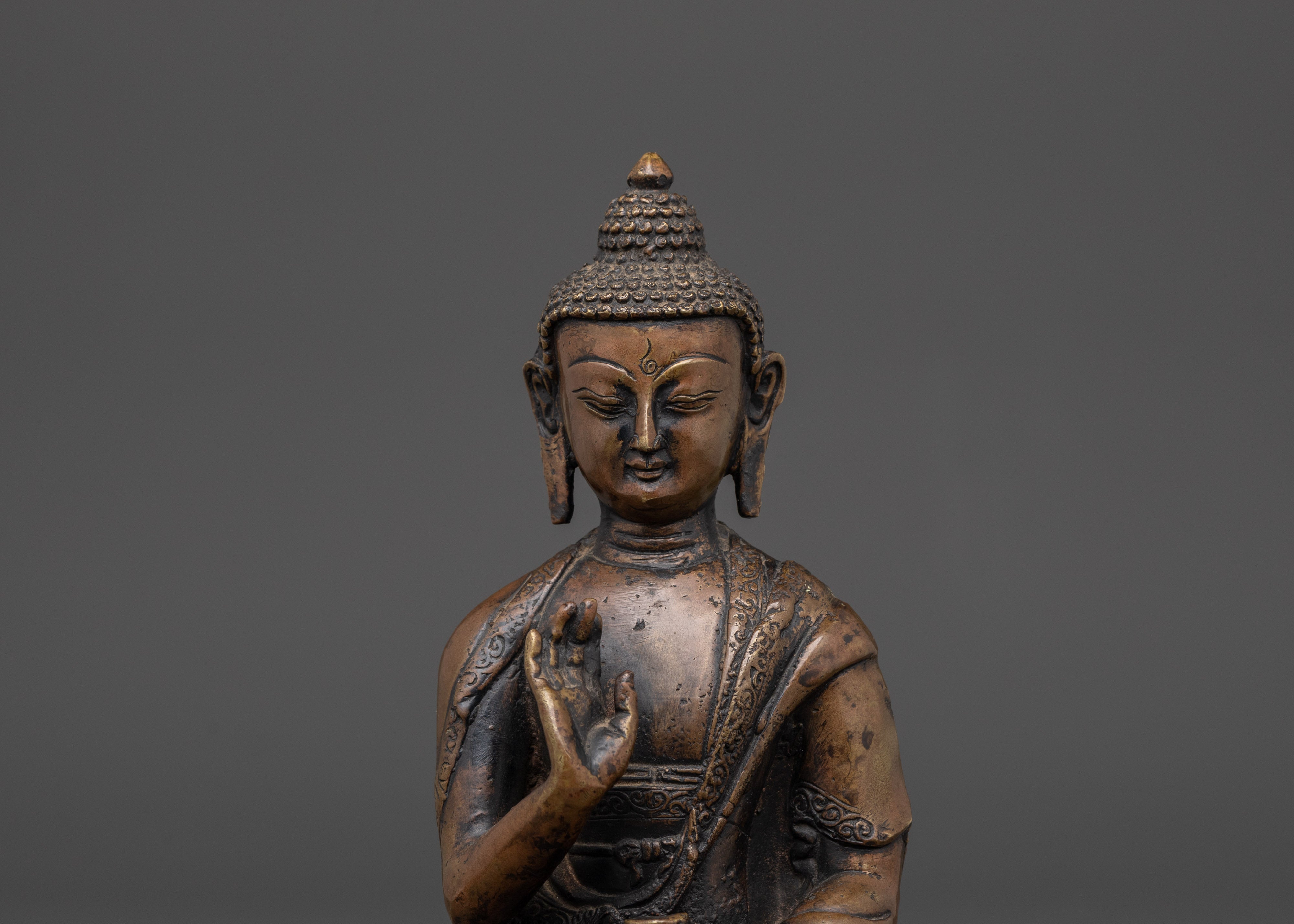 Handmade Tibetan Statue Amogasiddhi | Home Decor