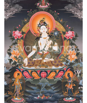 White Tara with Bodhisattva