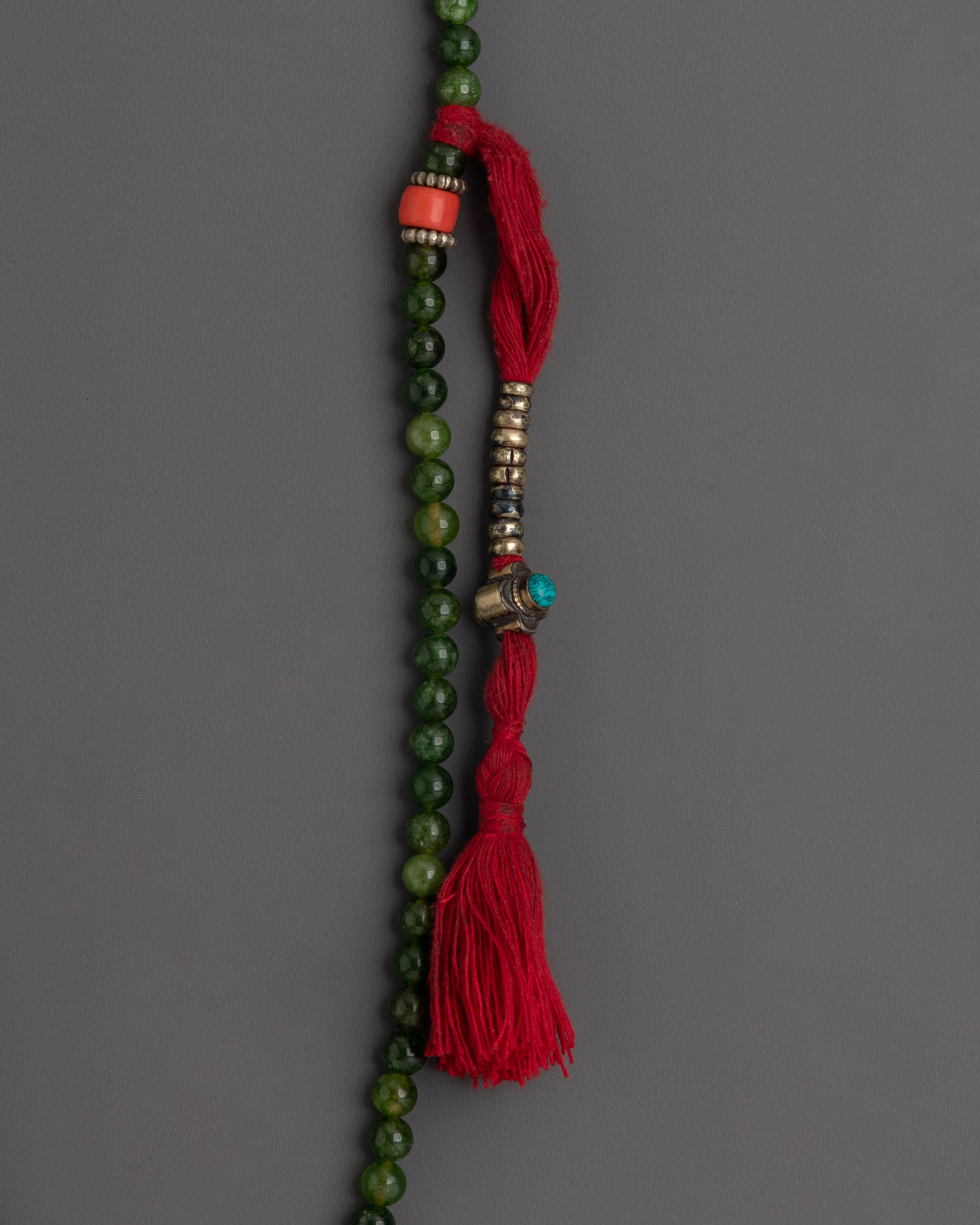 Meditation Mala With Jade |  Spiritual Prayer Beads for Healing