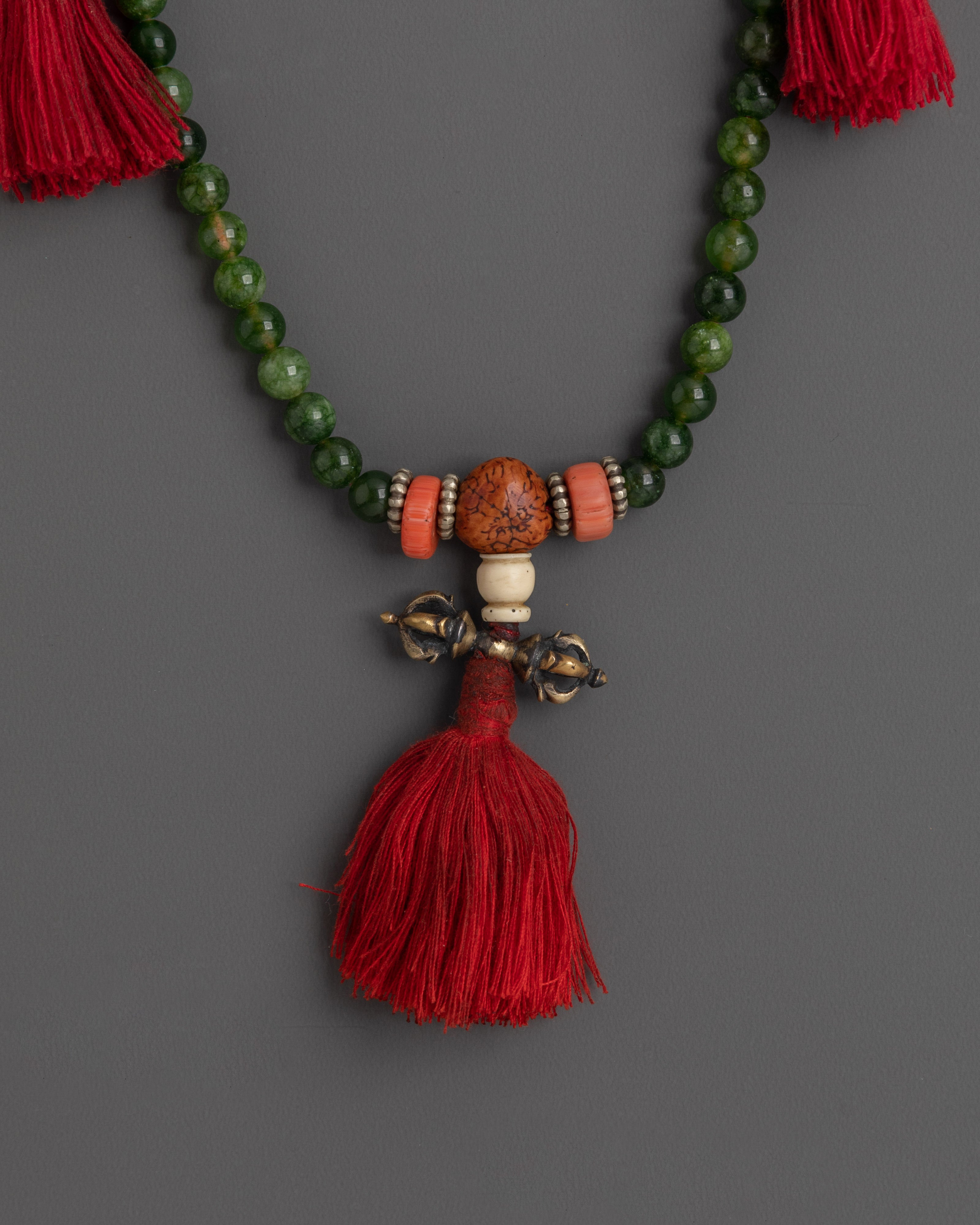 Meditation Mala With Jade |  Spiritual Prayer Beads for Healing