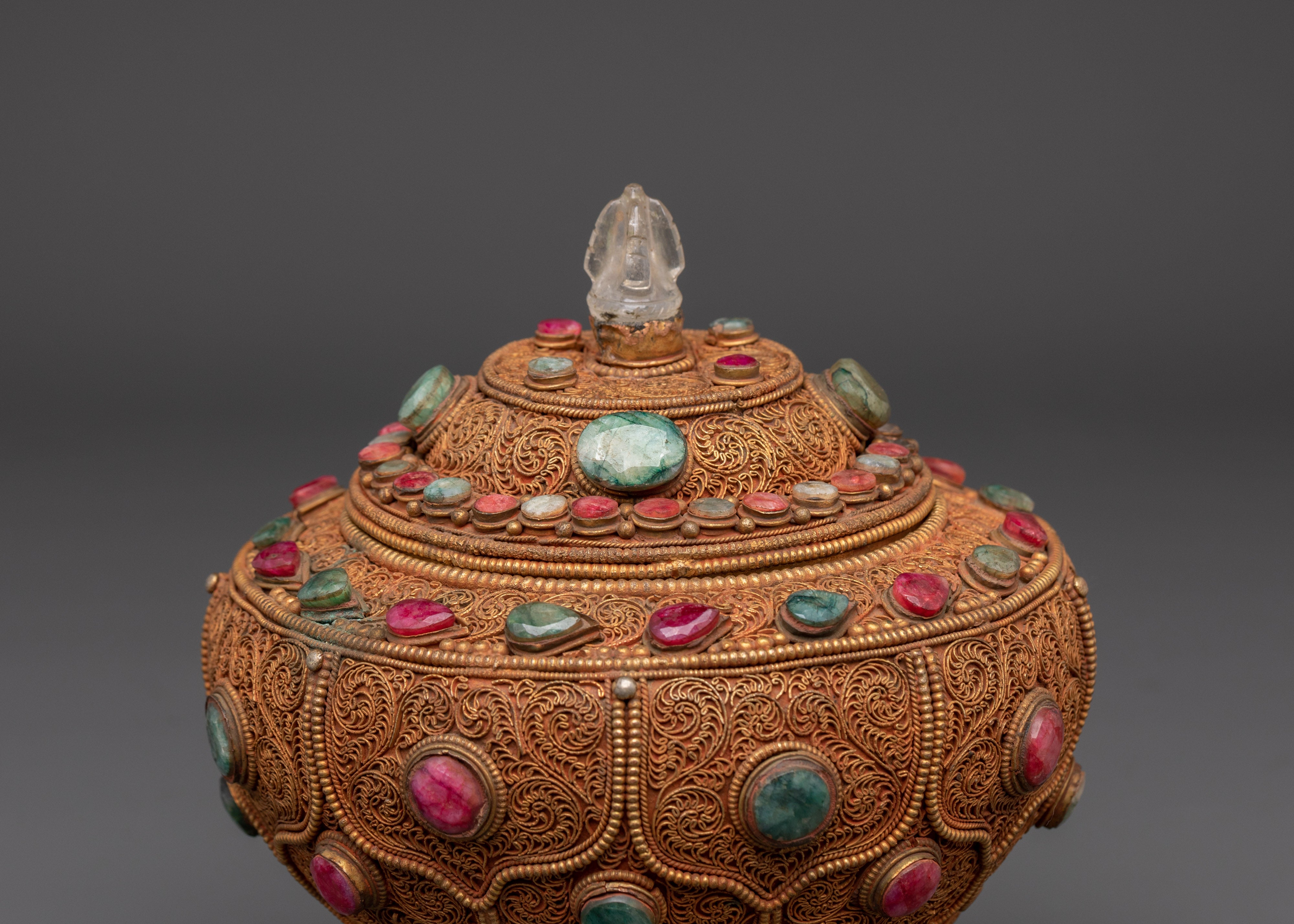 Rice Pot for Altar | Tibetan Meditation Decor