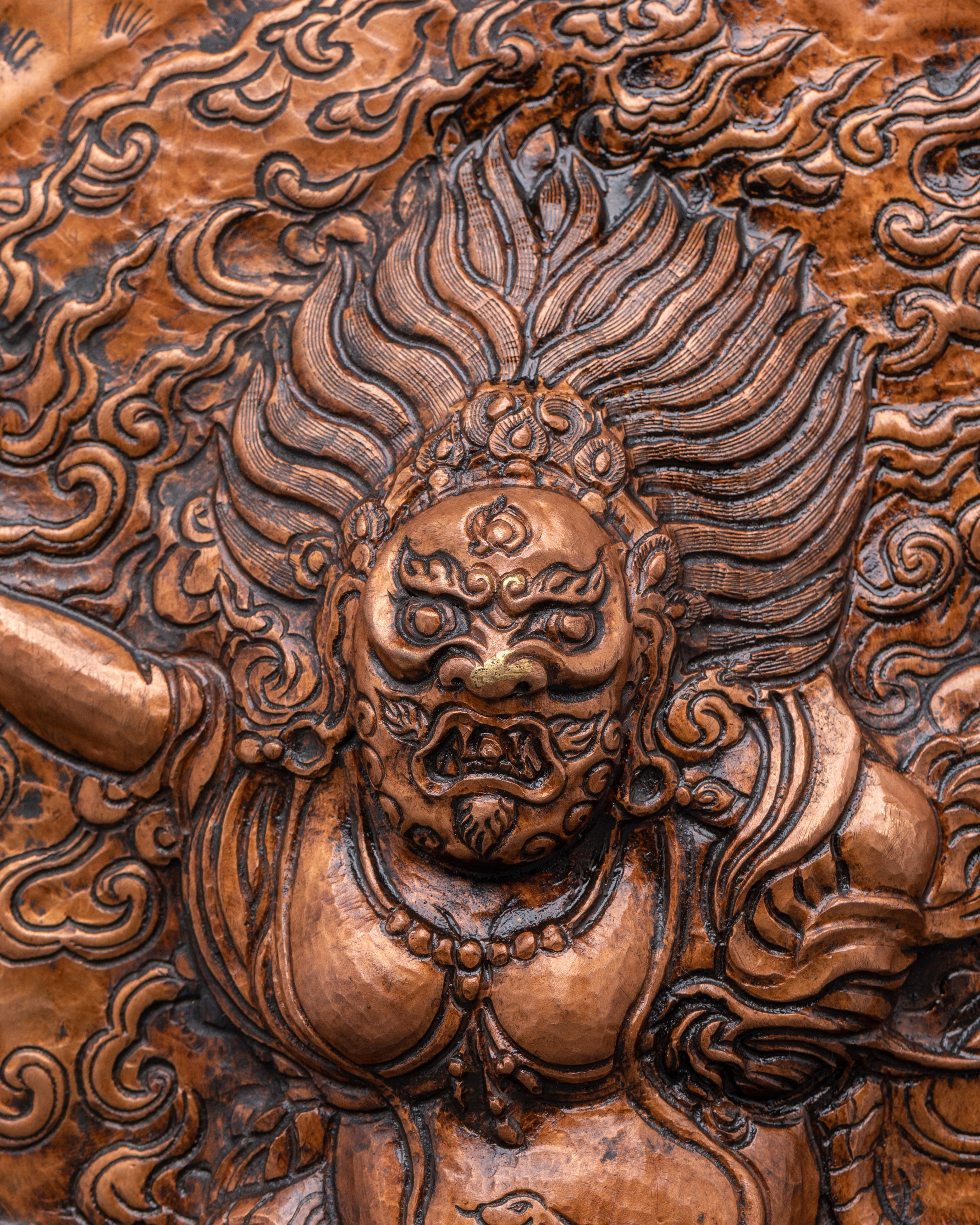 Mahakala Wall Art | Tibetan Home Decor
