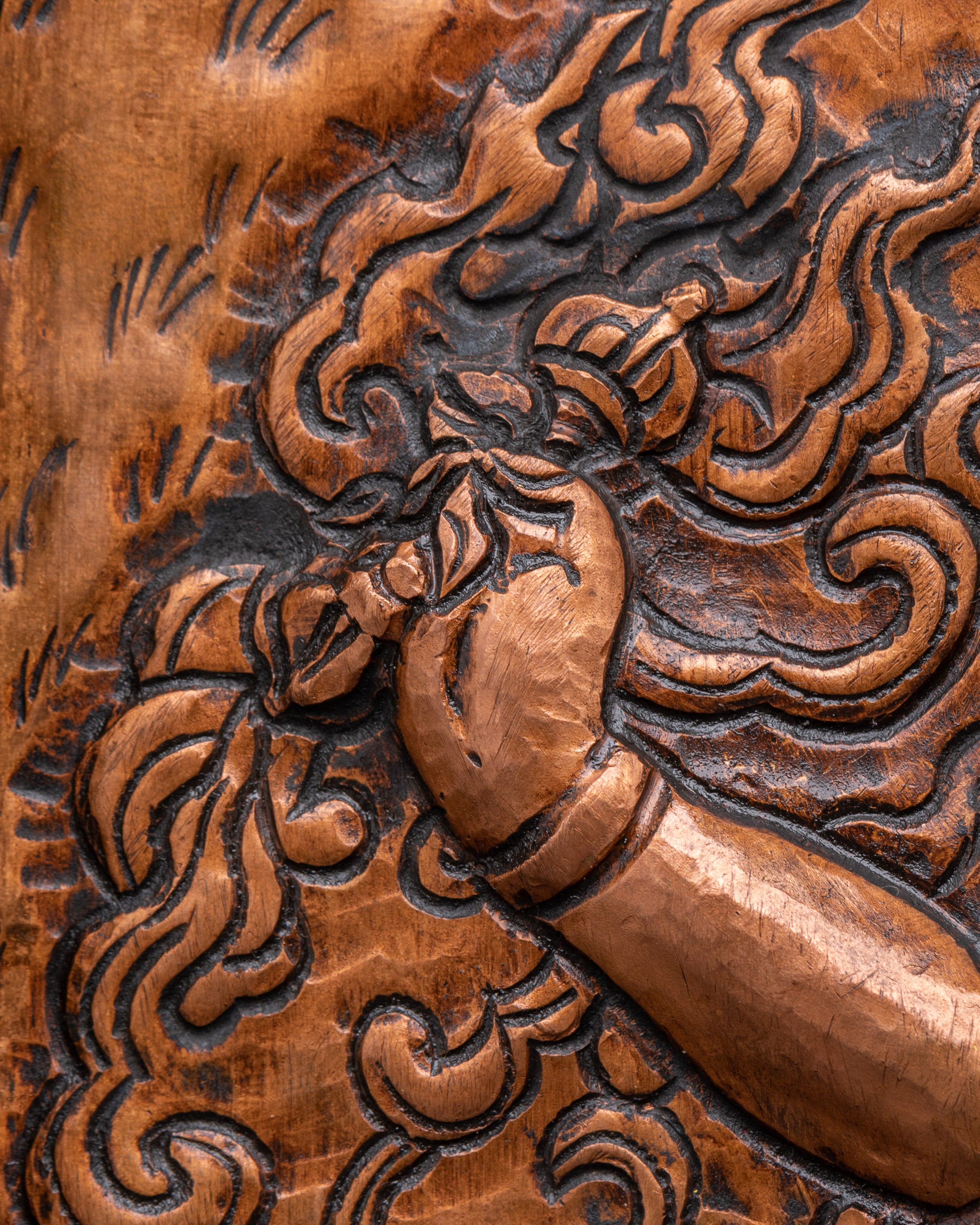 Mahakala Wall Art | Tibetan Home Decor