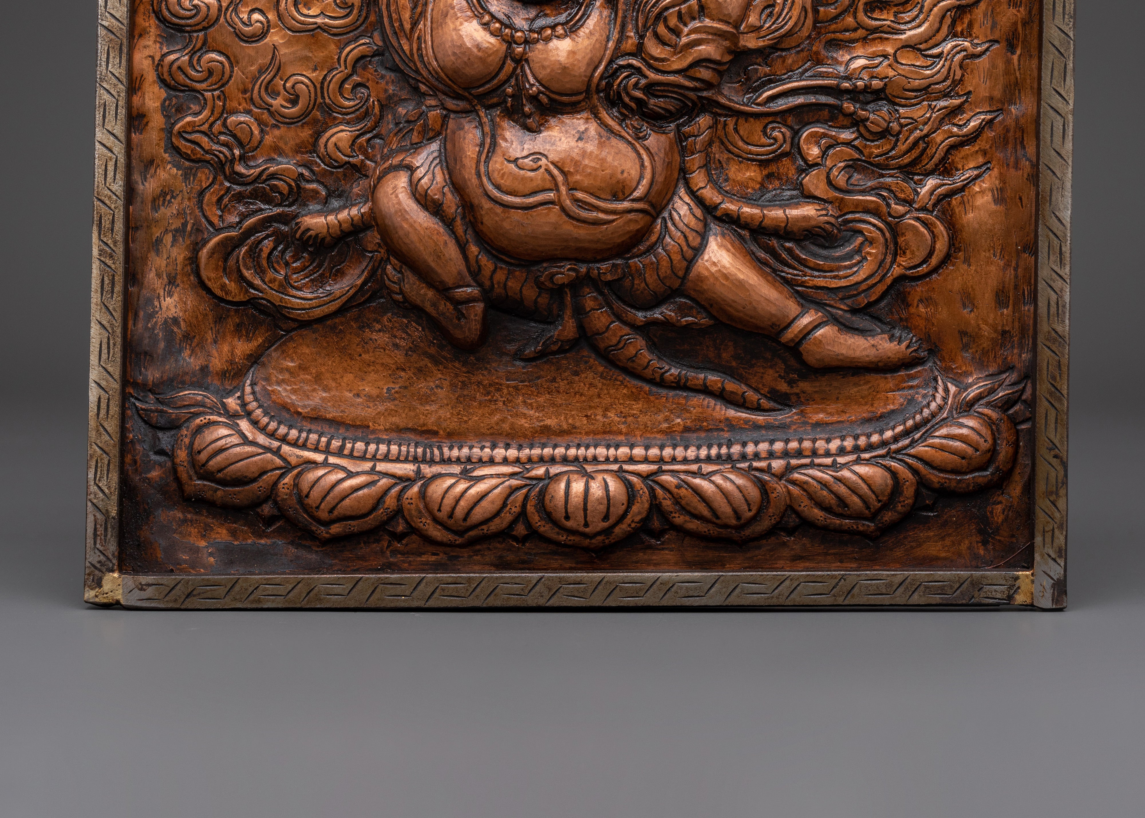 Mahakala Wall Art | Tibetan Home Decor