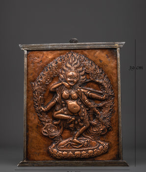 Handcrafted Vajrayogini Wall Hanging | Tibetan Tantric Goddess Art