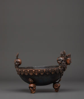 Handcrafted Kapala Ritual Bowl