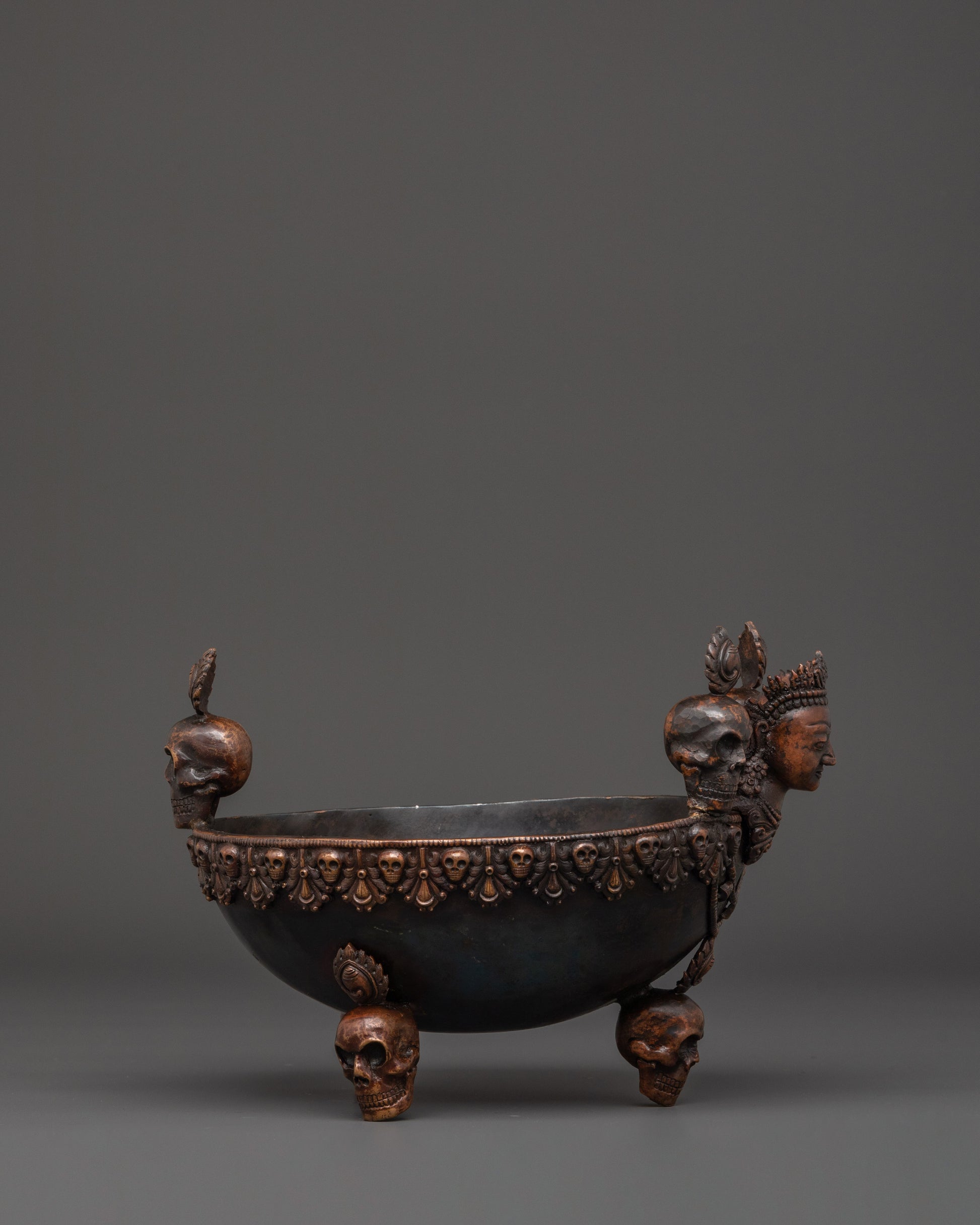 Handcrafted Kapala Ritual Bowl