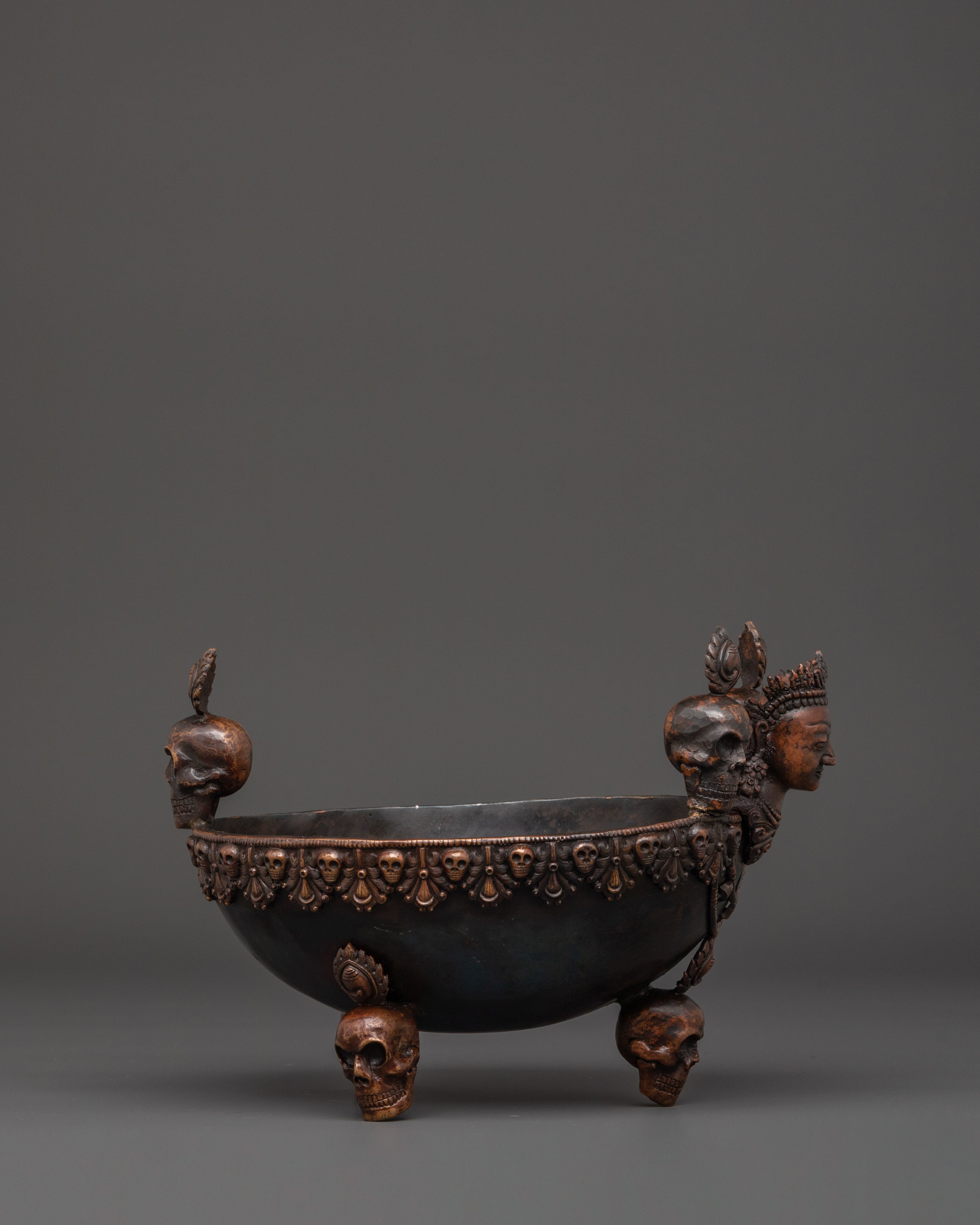 Handcrafted Kapala Ritual Bowl