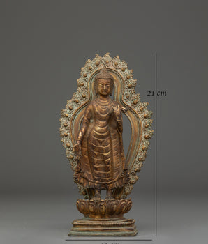 Dipankara Buddha Altar Statue | Buddhist Sculpture