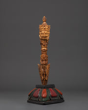 Tibetan Wooden Phurba