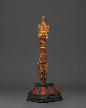 Tibetan Wooden Phurba