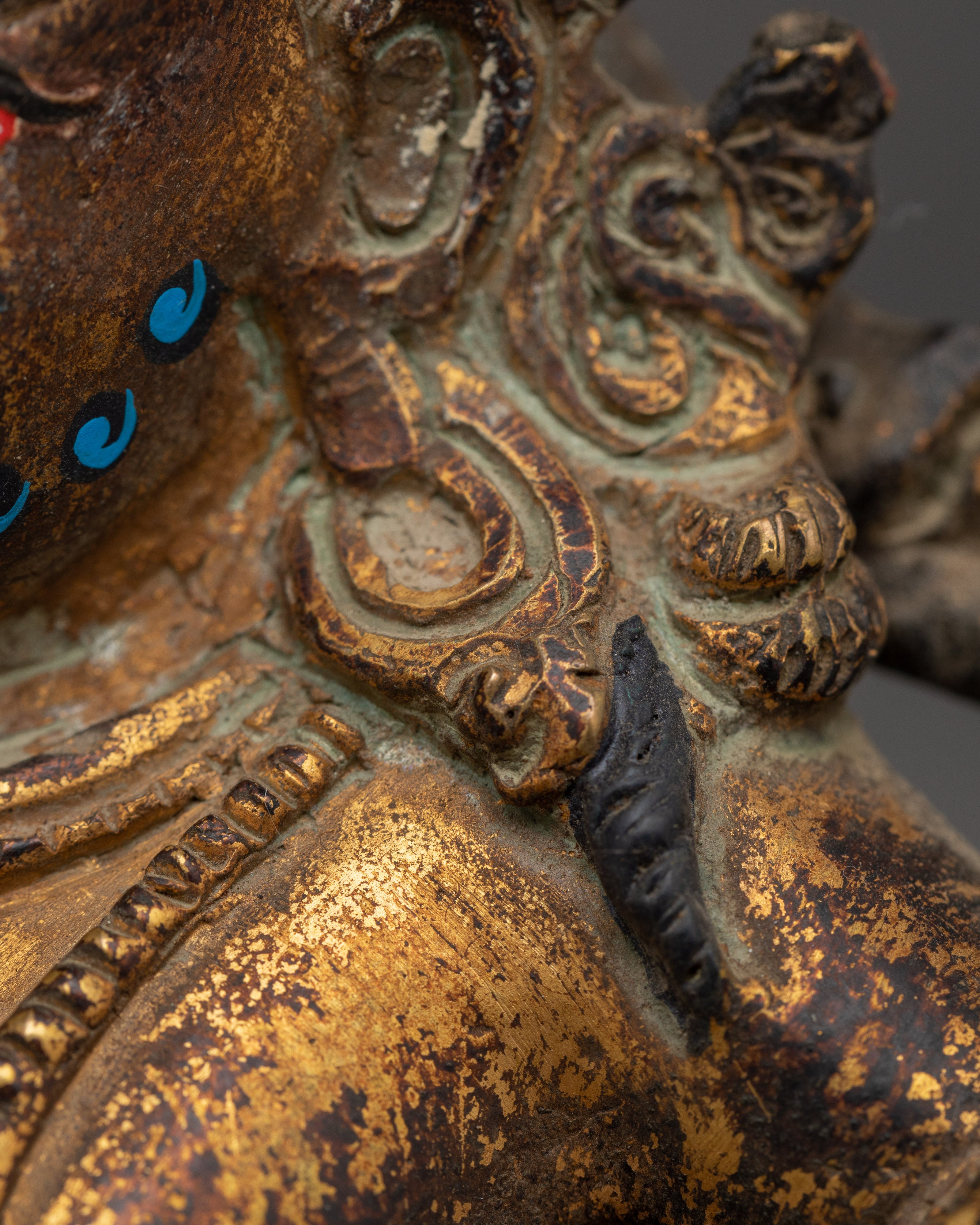 Prosperity Idol Dzambhala Statue | Traditionally Crafted Buddhist Art