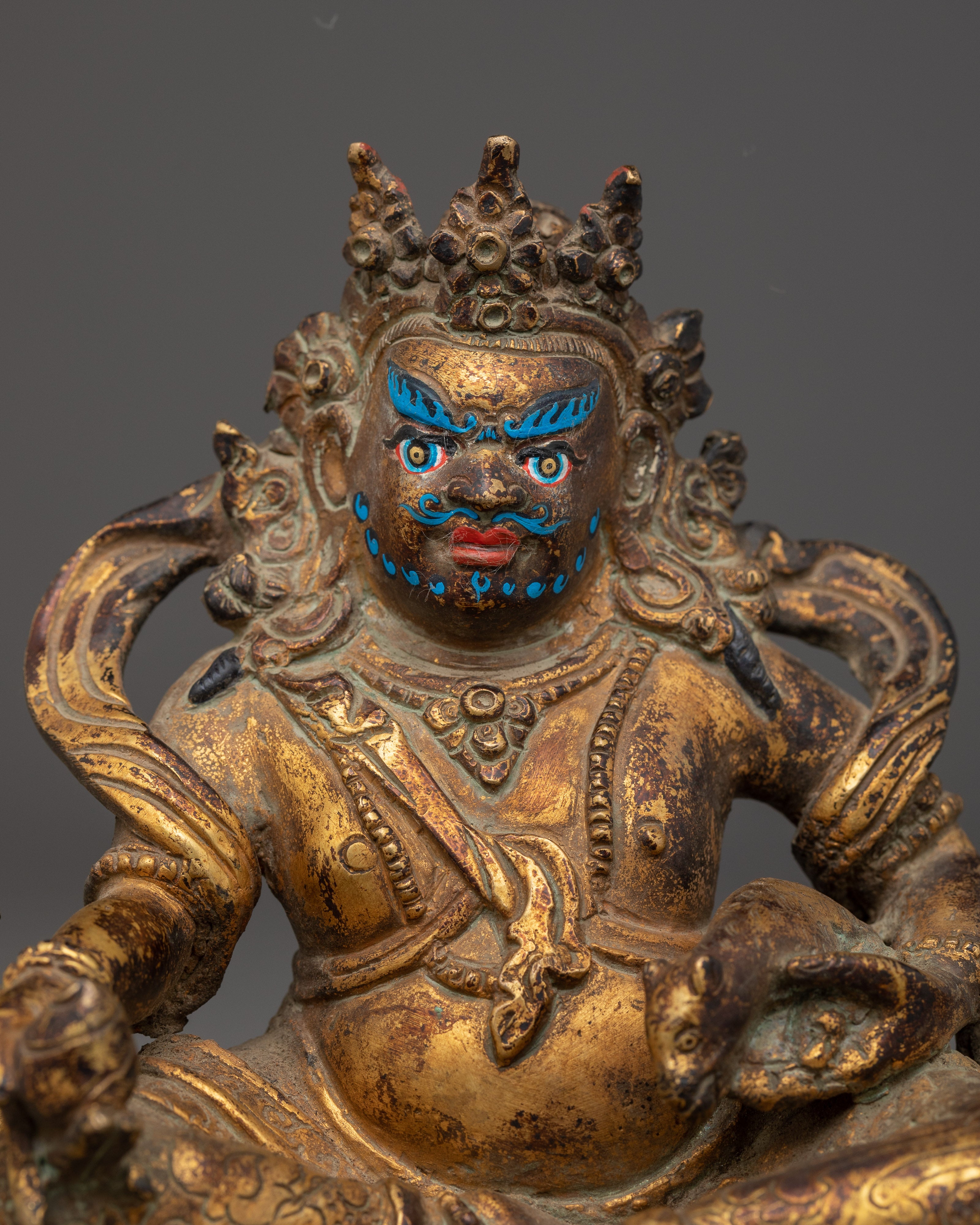Prosperity Idol Dzambhala Statue | Traditionally Crafted Buddhist Art