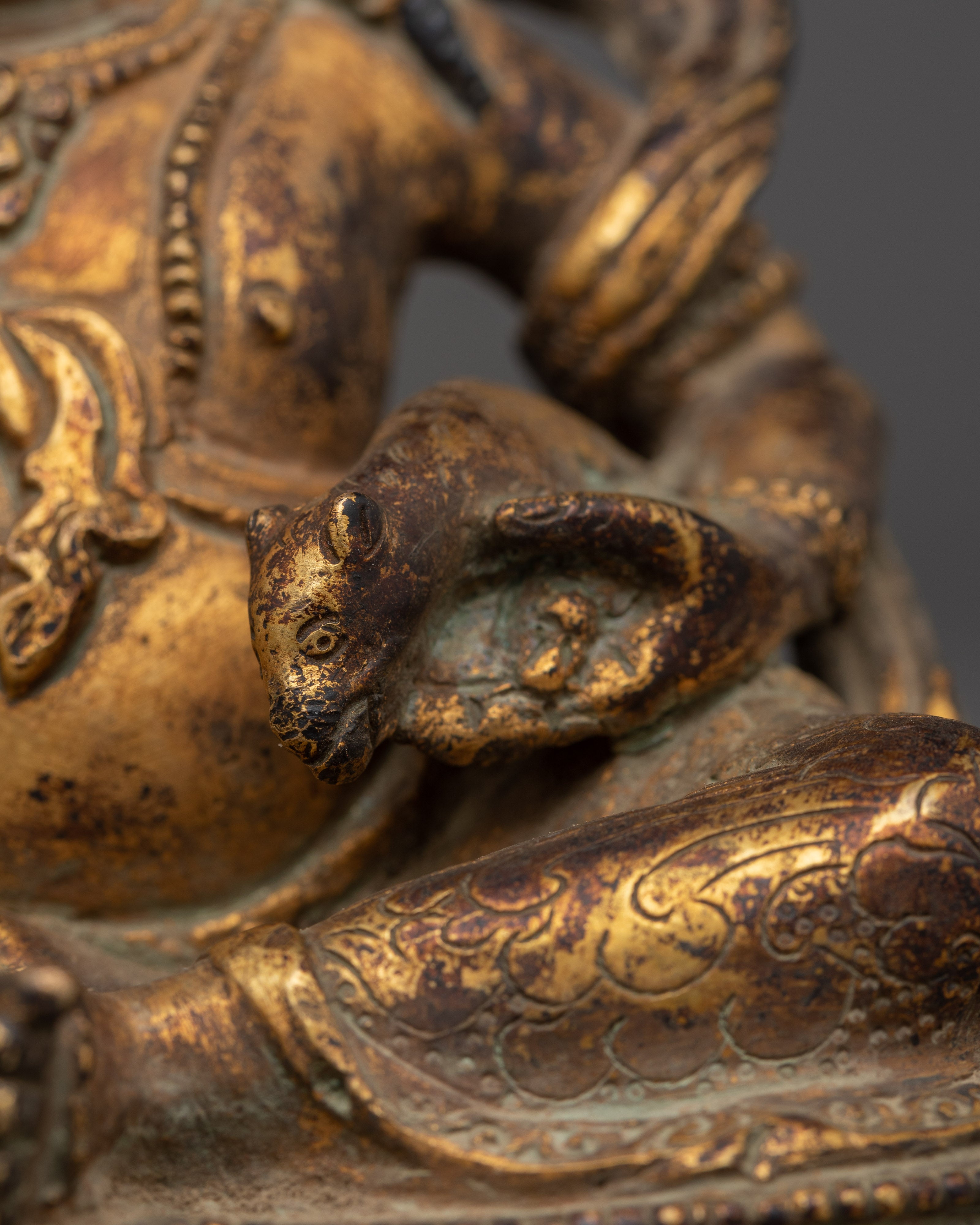 Prosperity Idol Dzambhala Statue | Traditionally Crafted Buddhist Art
