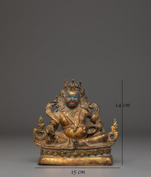 Prosperity Idol Dzambhala Statue | Traditionally Crafted Buddhist Art