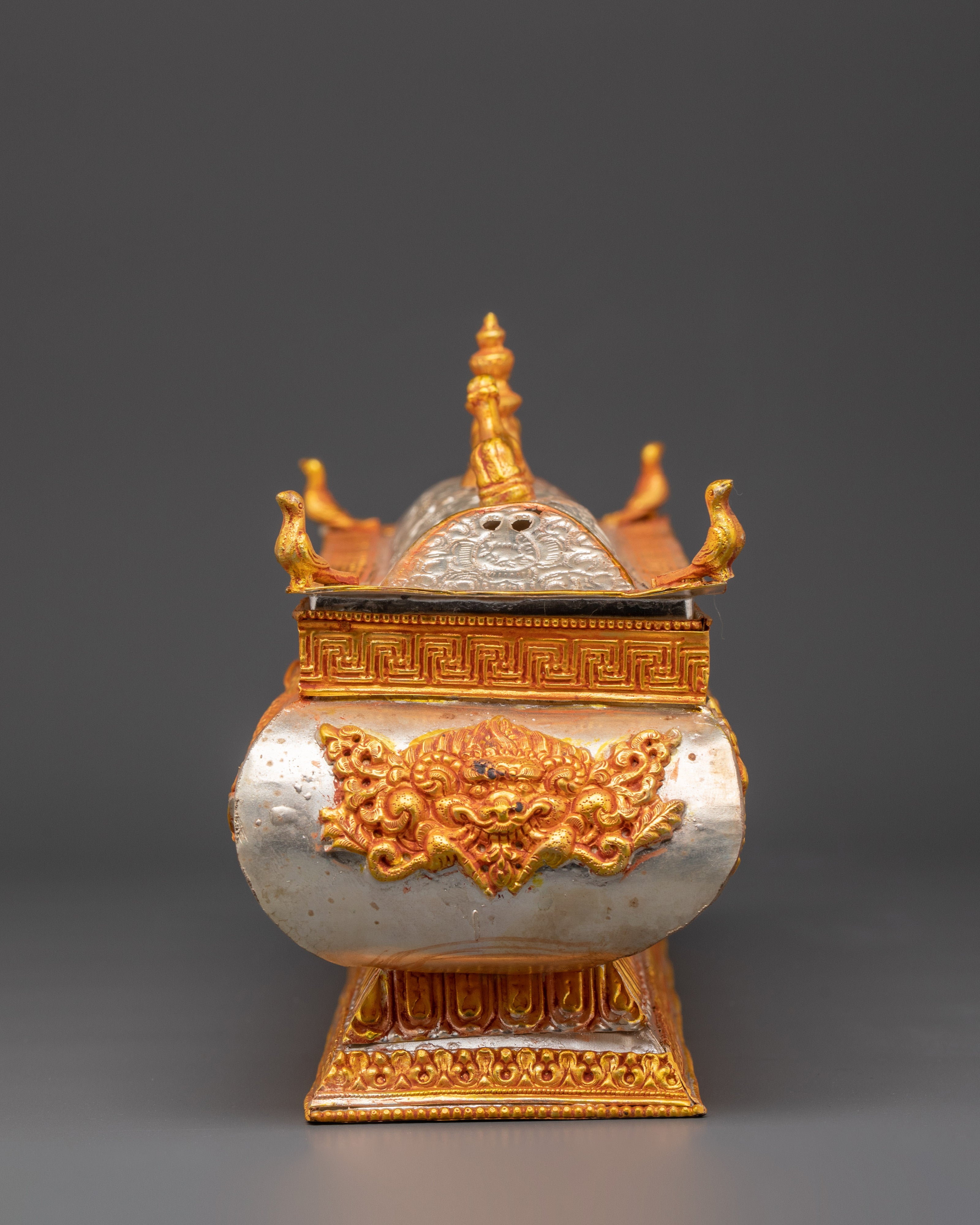 Meditation Incense Burner | Copper Censer for Ritual Use & Energetic Purification