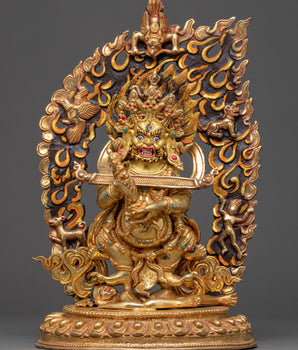 Sakyapa Mahakala Sculpture