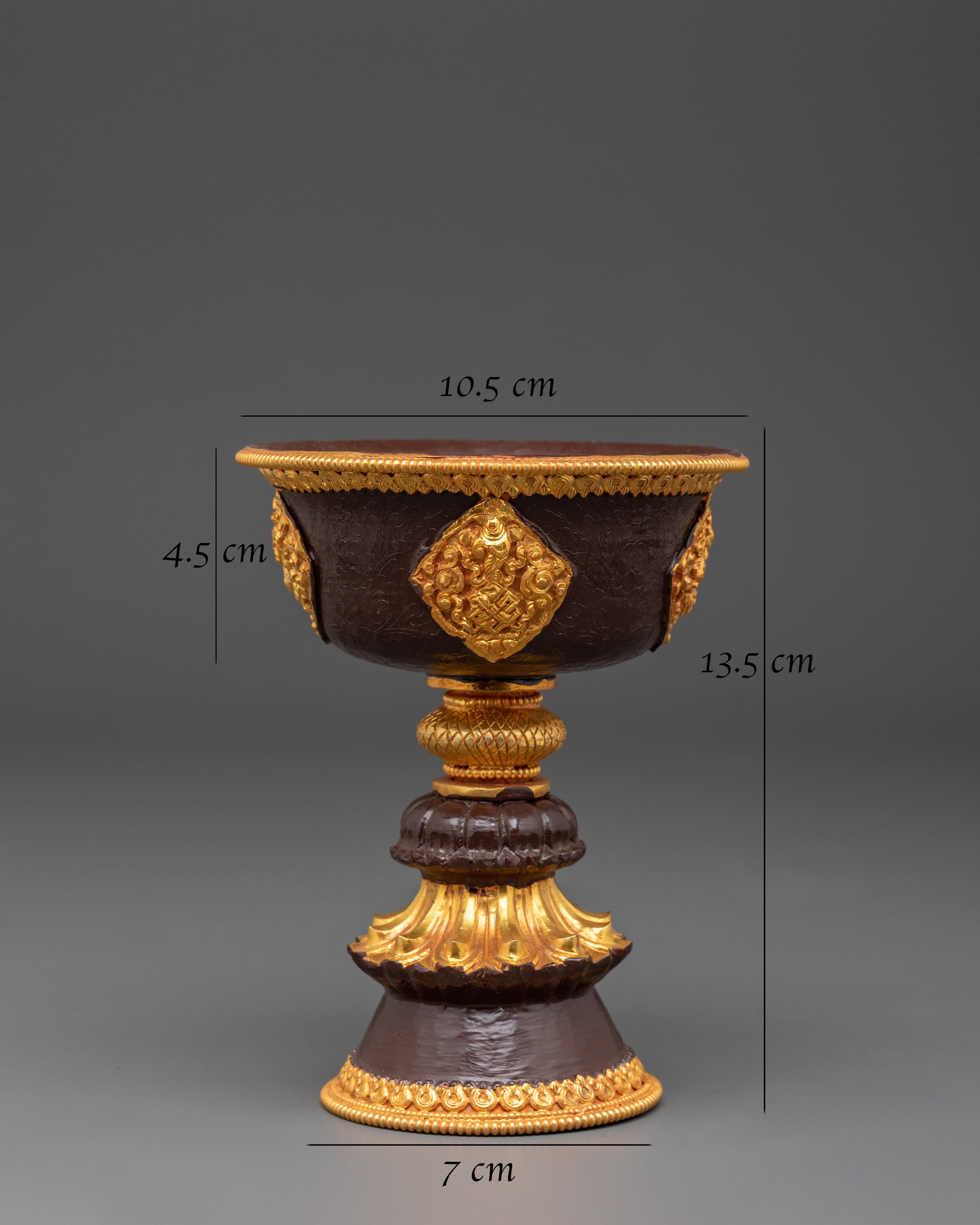 Buddhist Ritual Butter Lamp Set | Traditional Tibetan Spiritual Lamp