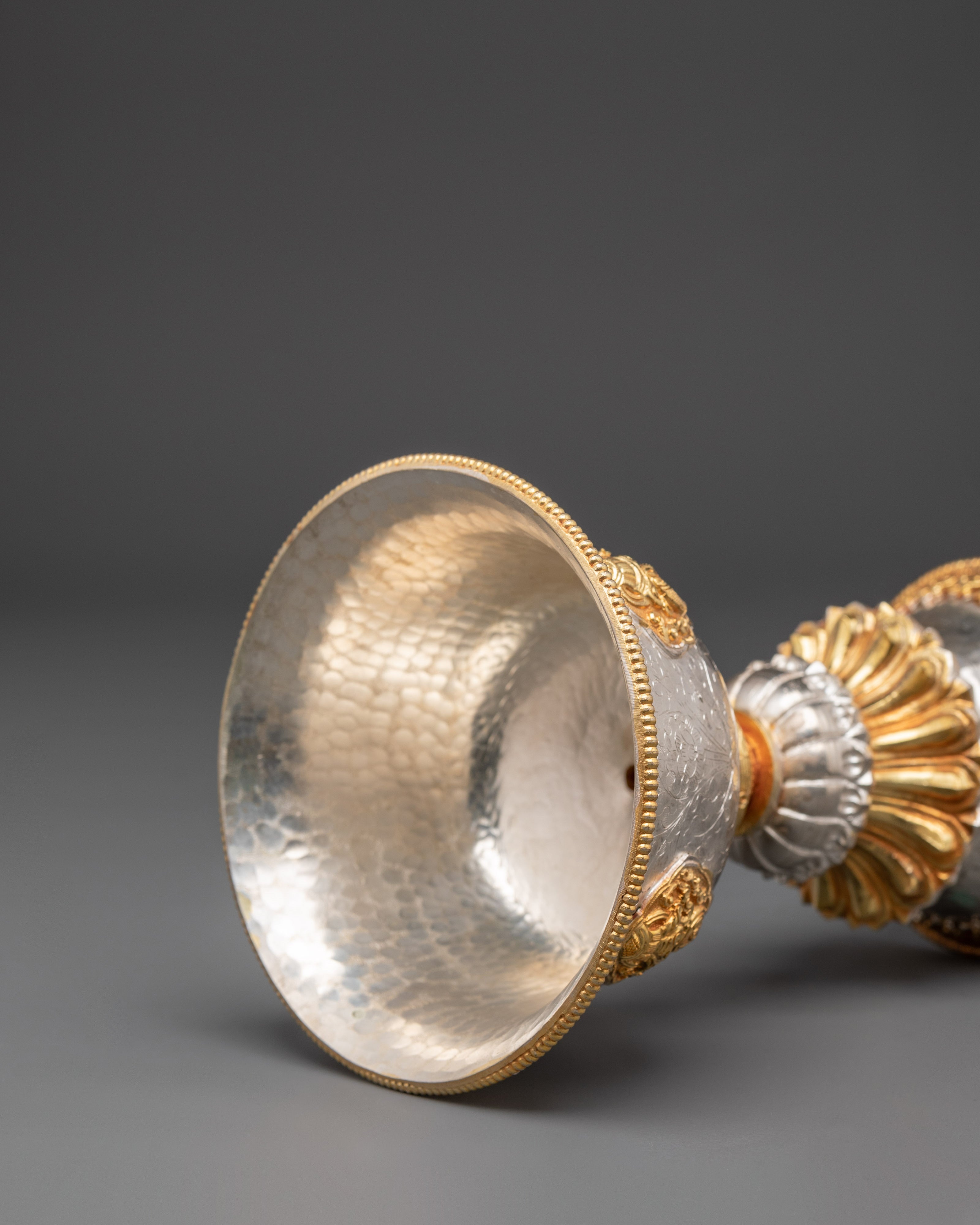 Tibetan Butter Lamp Set | Buddhist Offering Lamps for Ritual Use