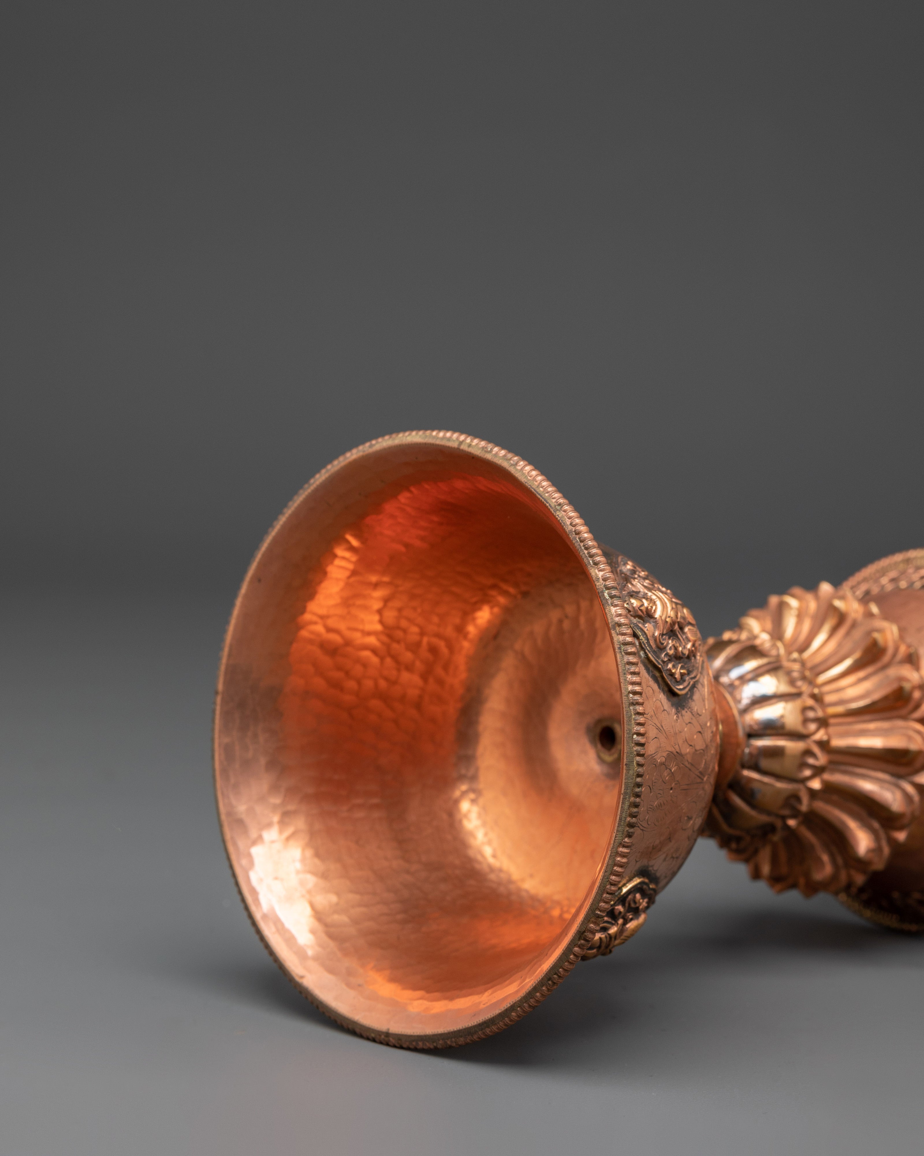 Buddhist Ritual Butter Lamp | Offering Lamp for Puja