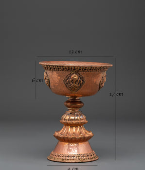 Buddhist Ritual Butter Lamp | Offering Lamp for Puja