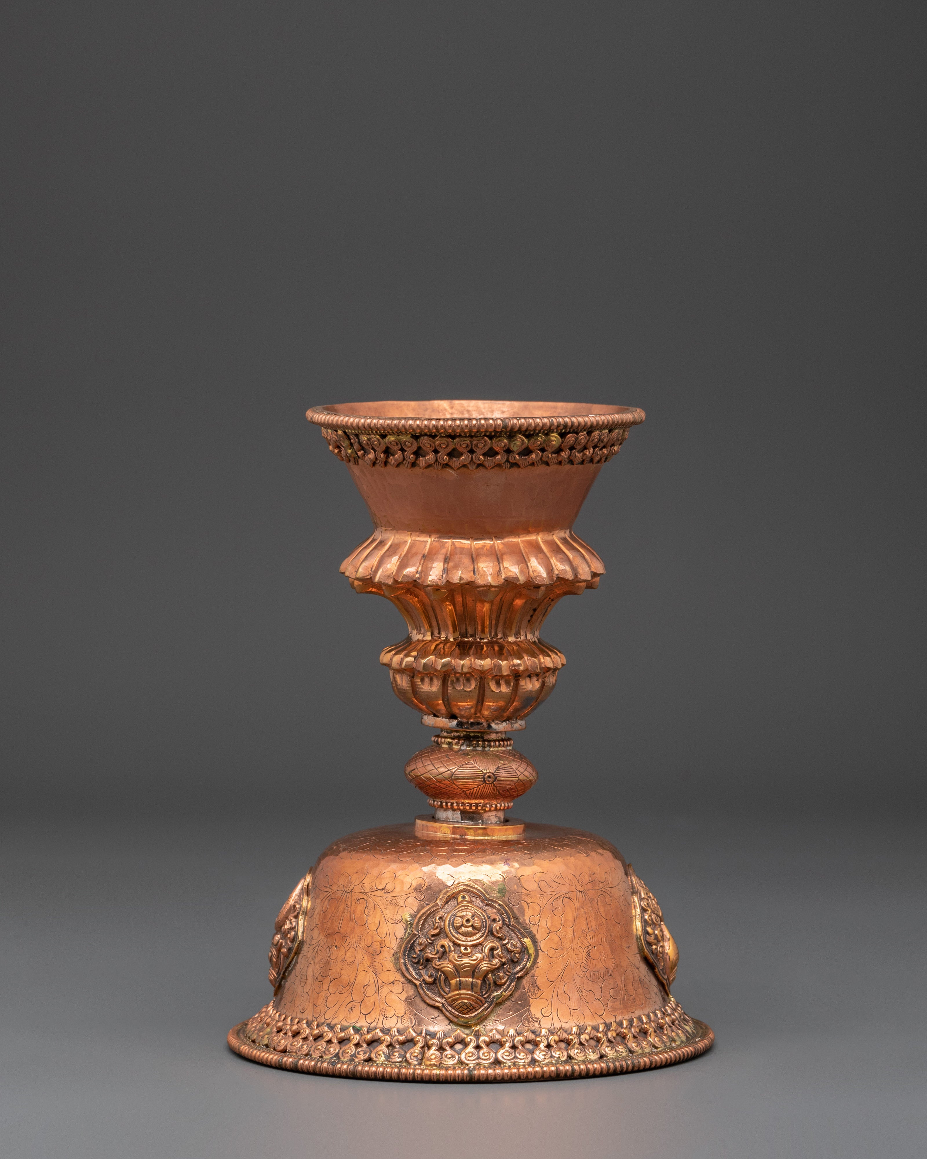Buddhist Ritual Butter Lamp | Offering Lamp for Puja