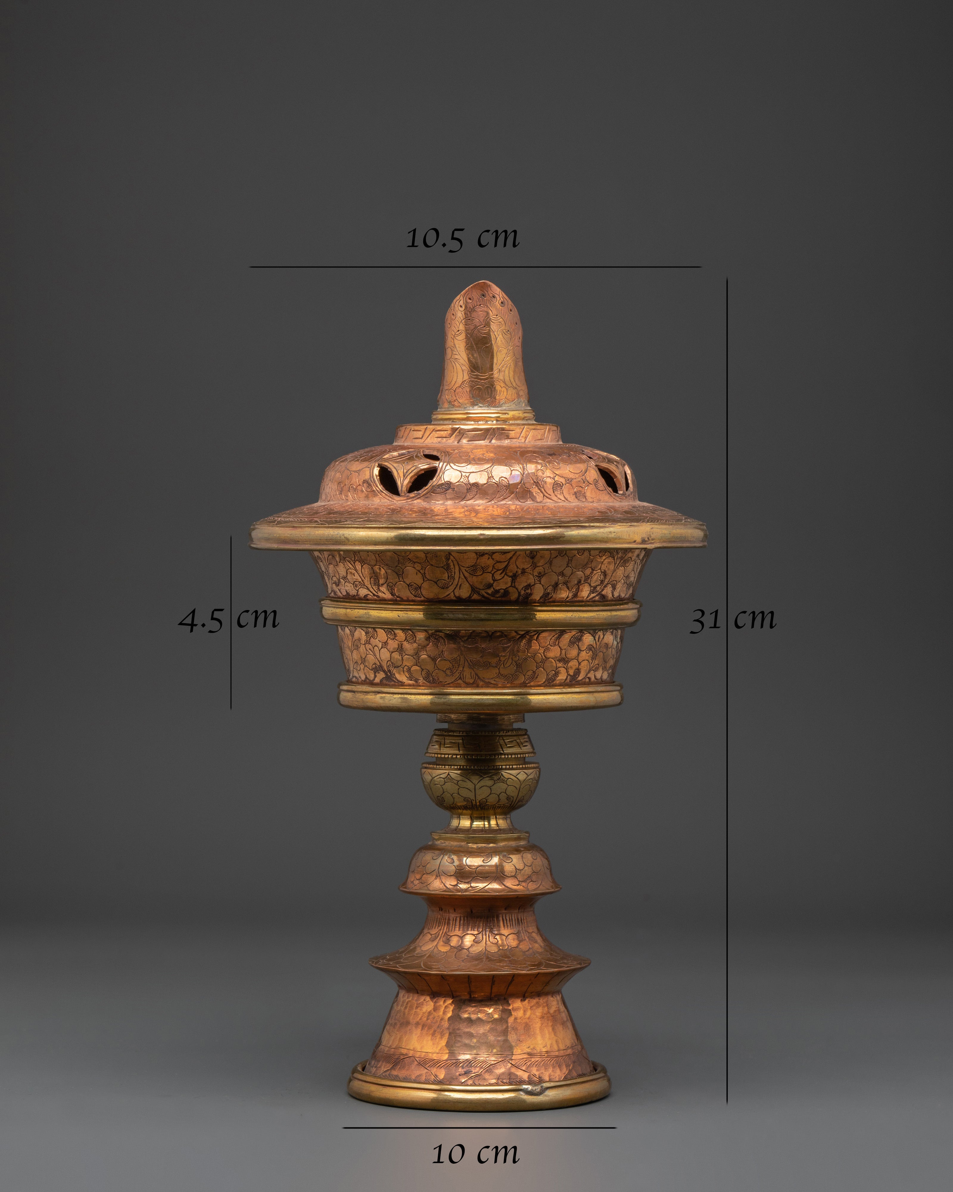 Light Offering Lamp For Buddhist Ceremonies