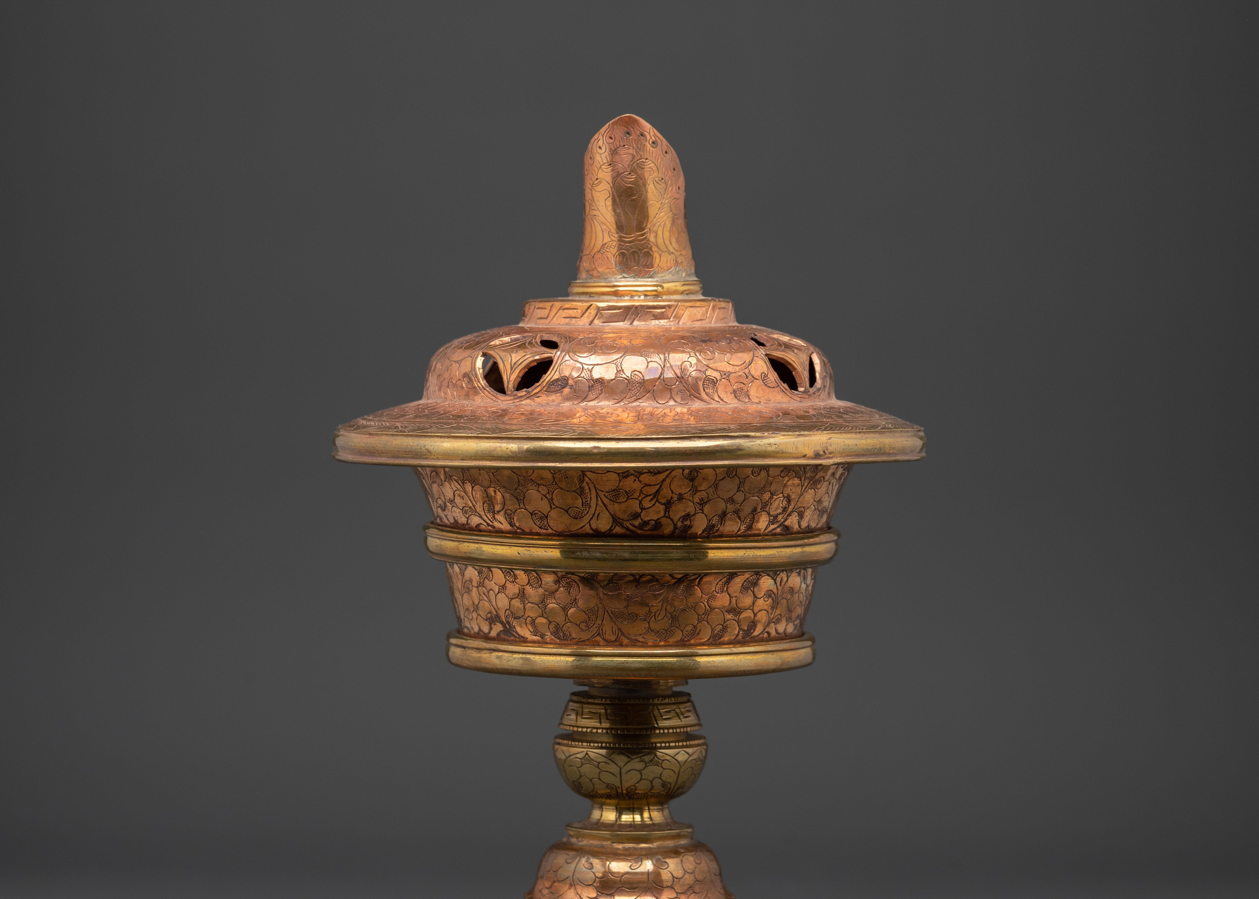 Light Offering Lamp For Buddhist Ceremonies