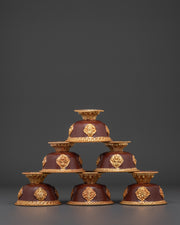 Buddhist Offering Bowl Set