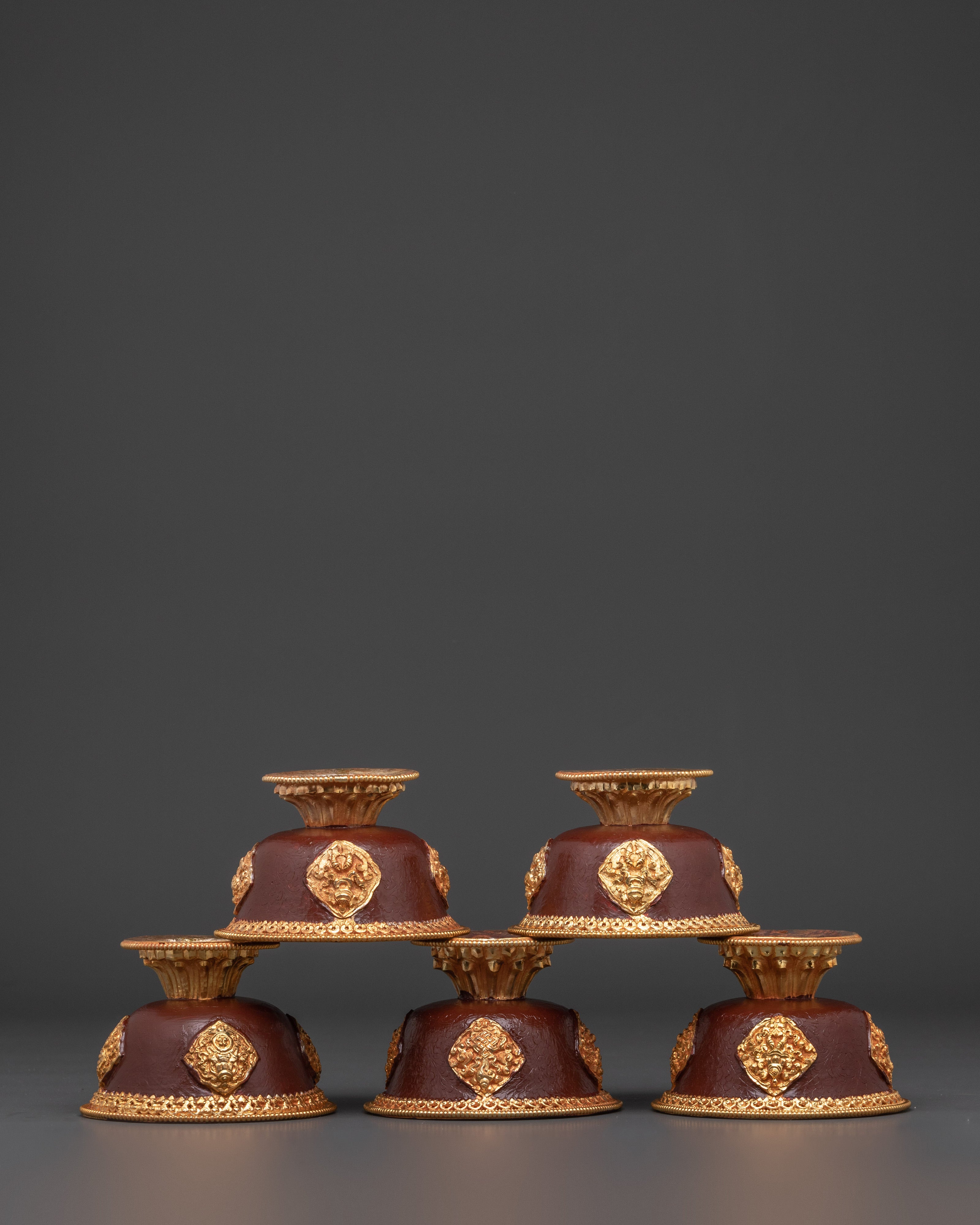 Buddhist Offering Bowl Set | Ritual Bowls for Spiritual Ceremonies