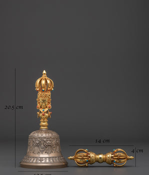 Ritual Vajra and Bell Set | Set for Dharma Practice