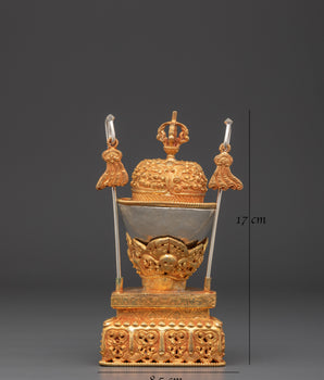 Spiritual Handcrafted Kapala | Buddhist Shrine Decor