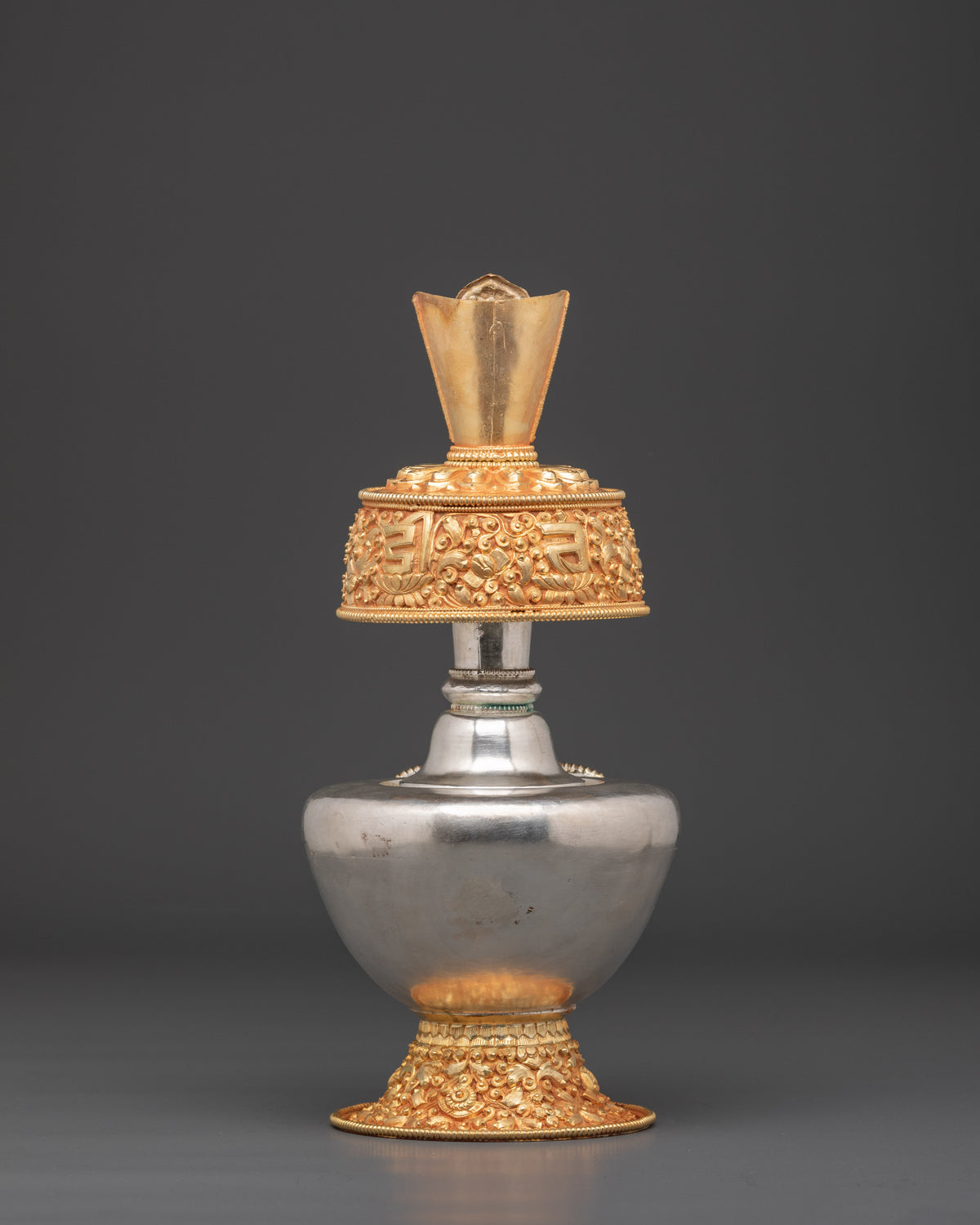 Sacred Tibetan Altar Bhumba | Buddhist Ritual Offering Vase